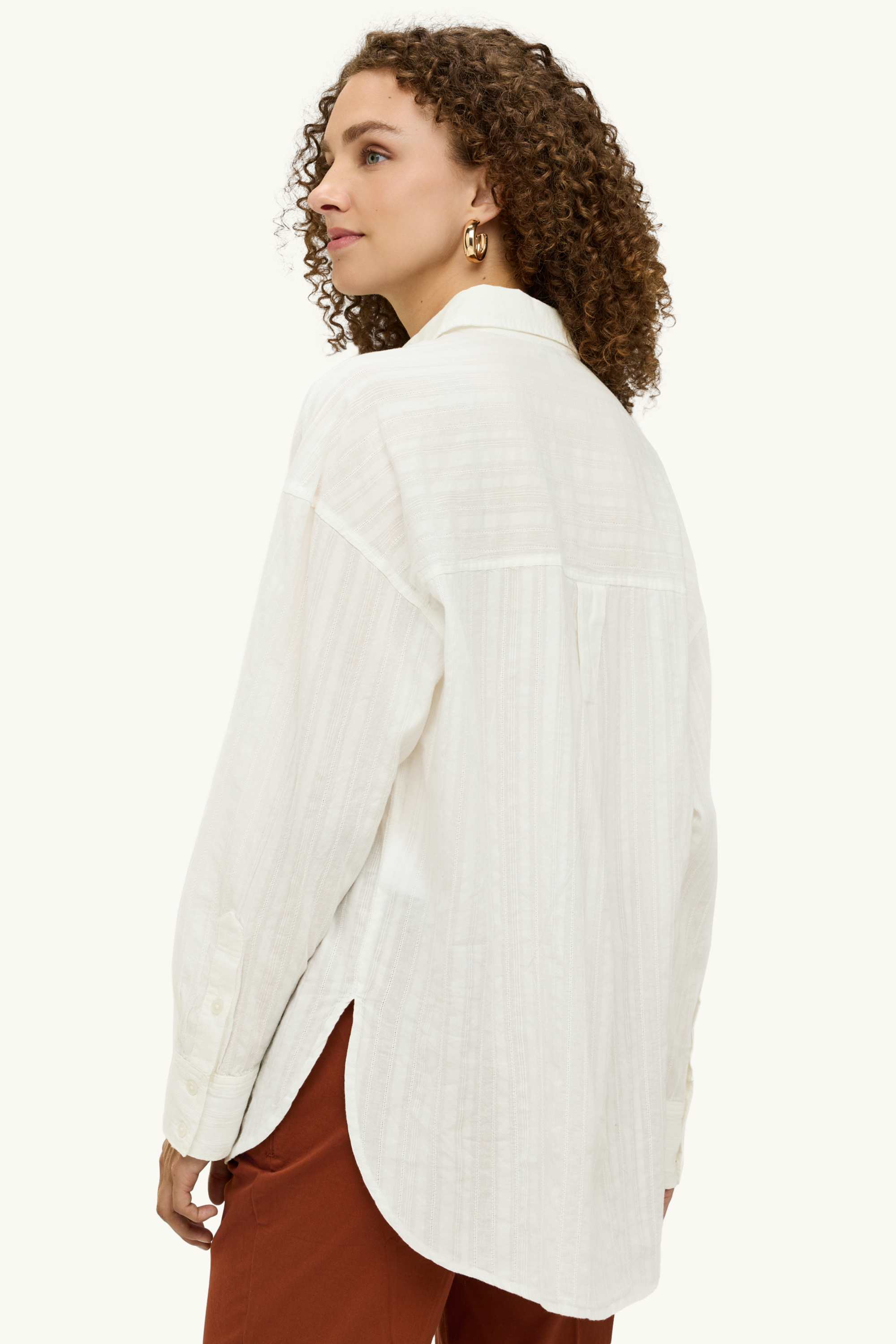 Blouse - textured white