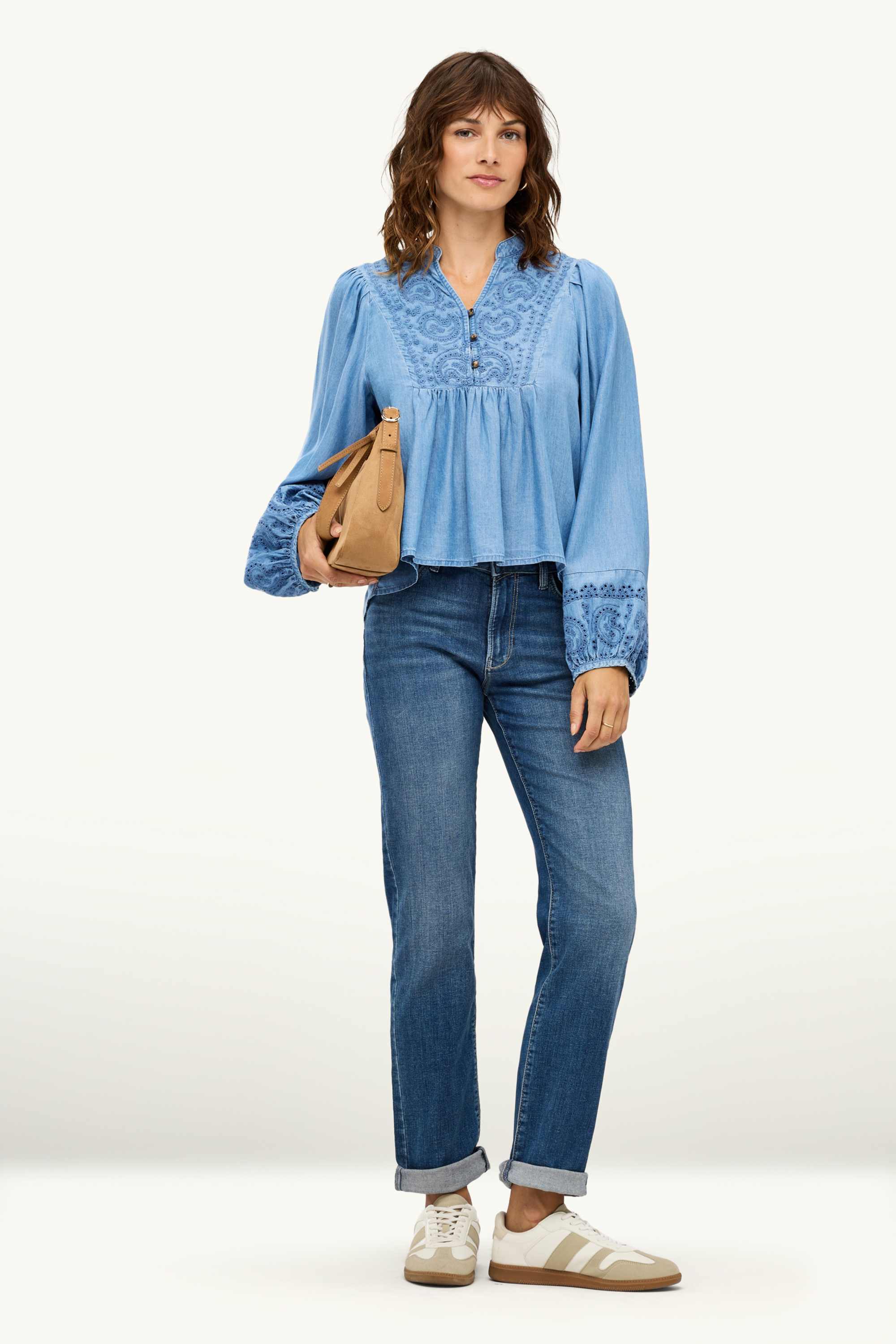 Denim blouse blue denim