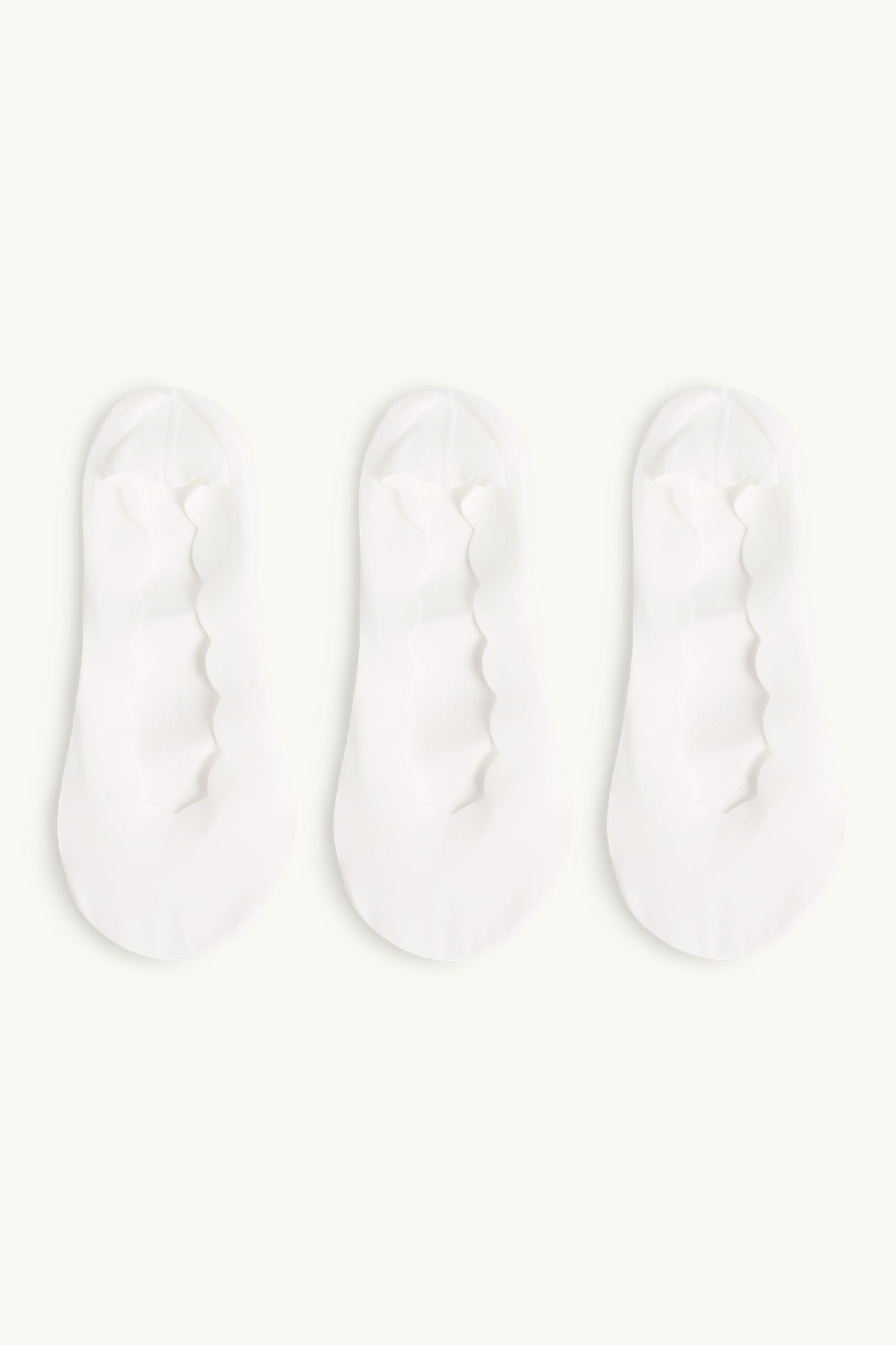 Multipack of 3 - footsies white