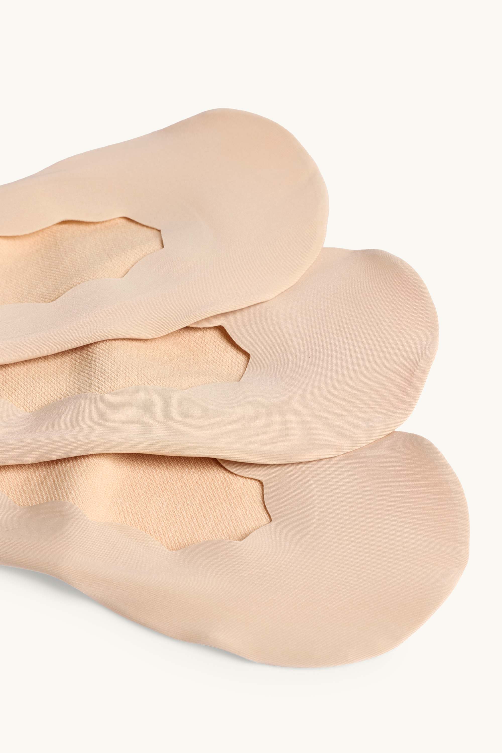 Multipack of 3 - footsies beige