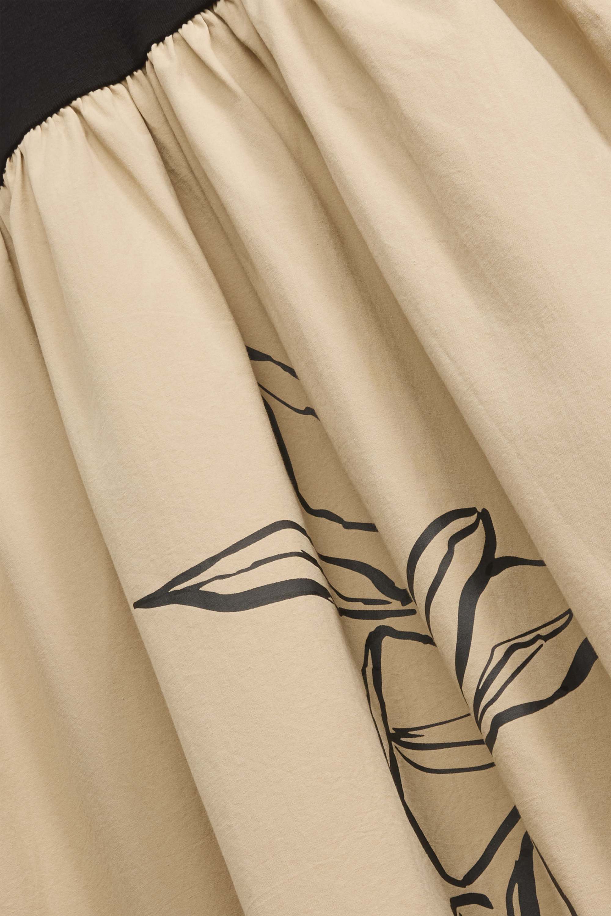 Fit & flare dress beige