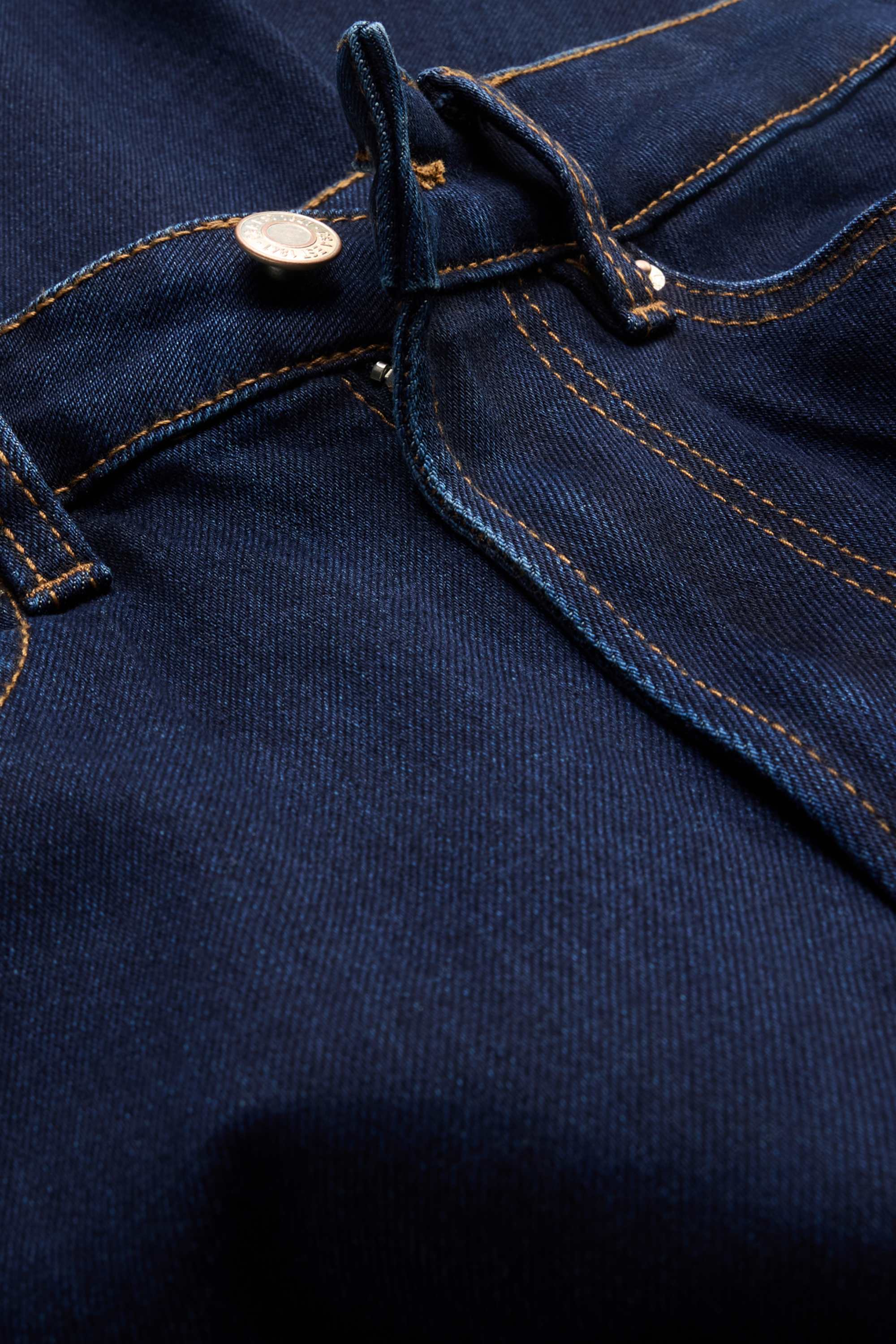 Flared jeans - high waist dark blue