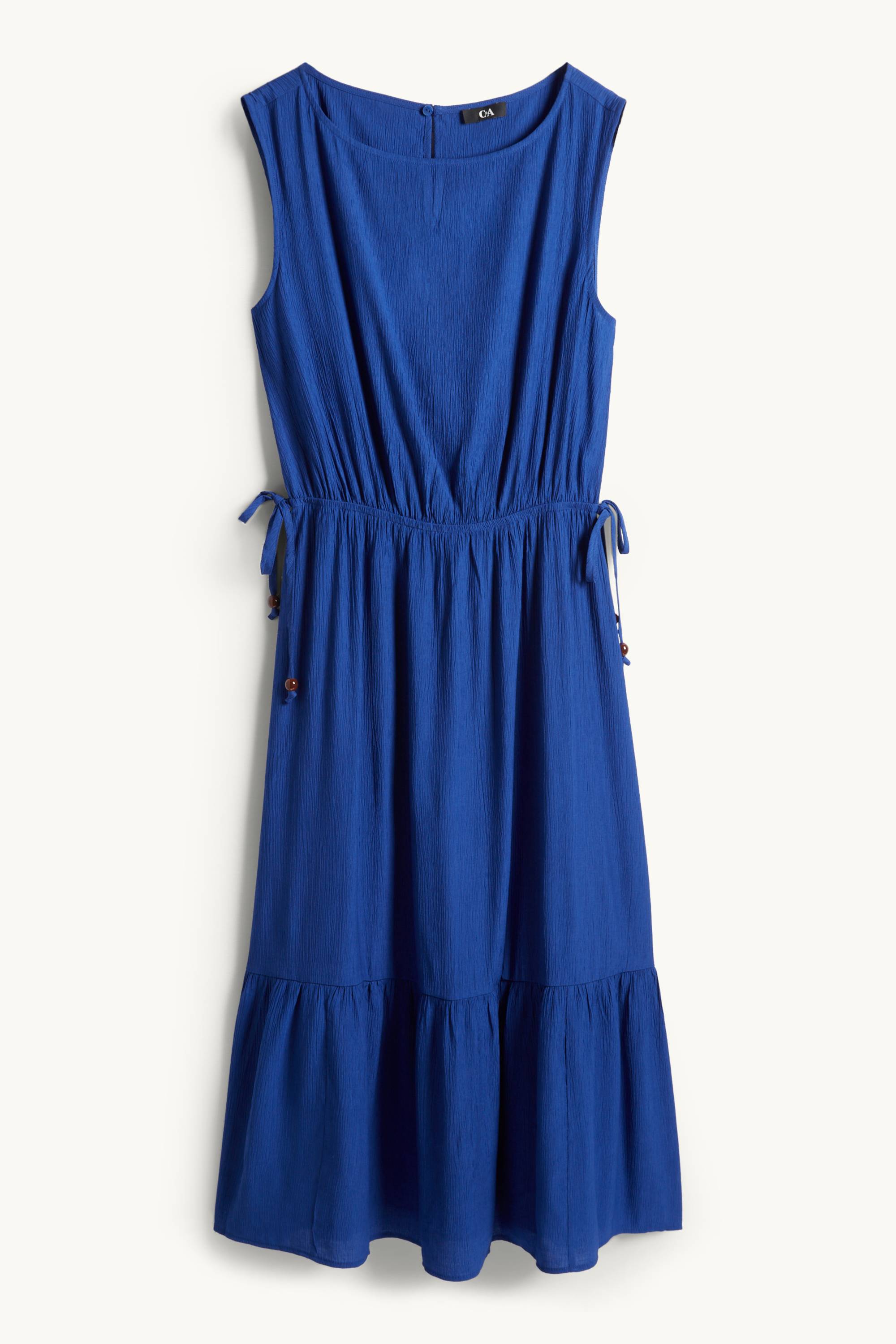 Fit & flare dress - textured dark blue