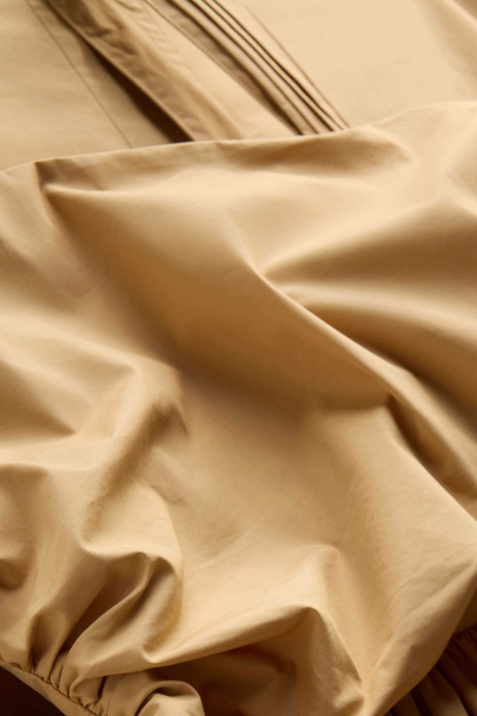 Fit & flare dress beige