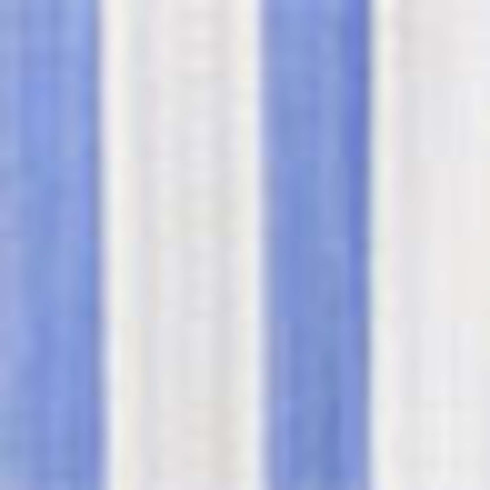 Shirt dress - straight fit - striped blue / white