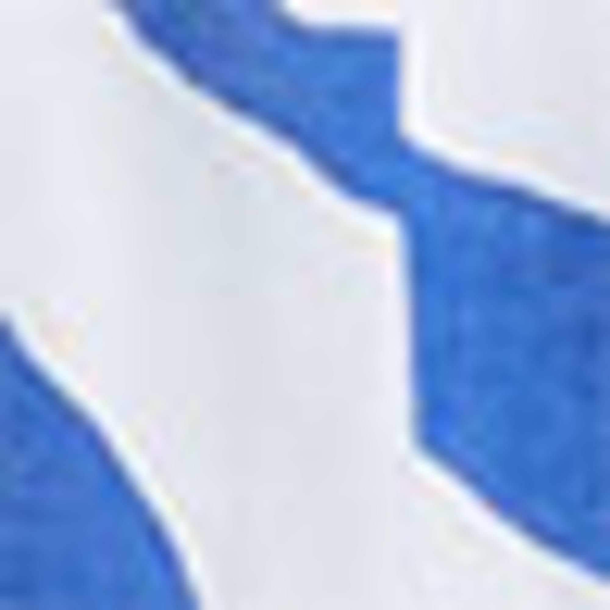 A-line dress - patterned white / blue