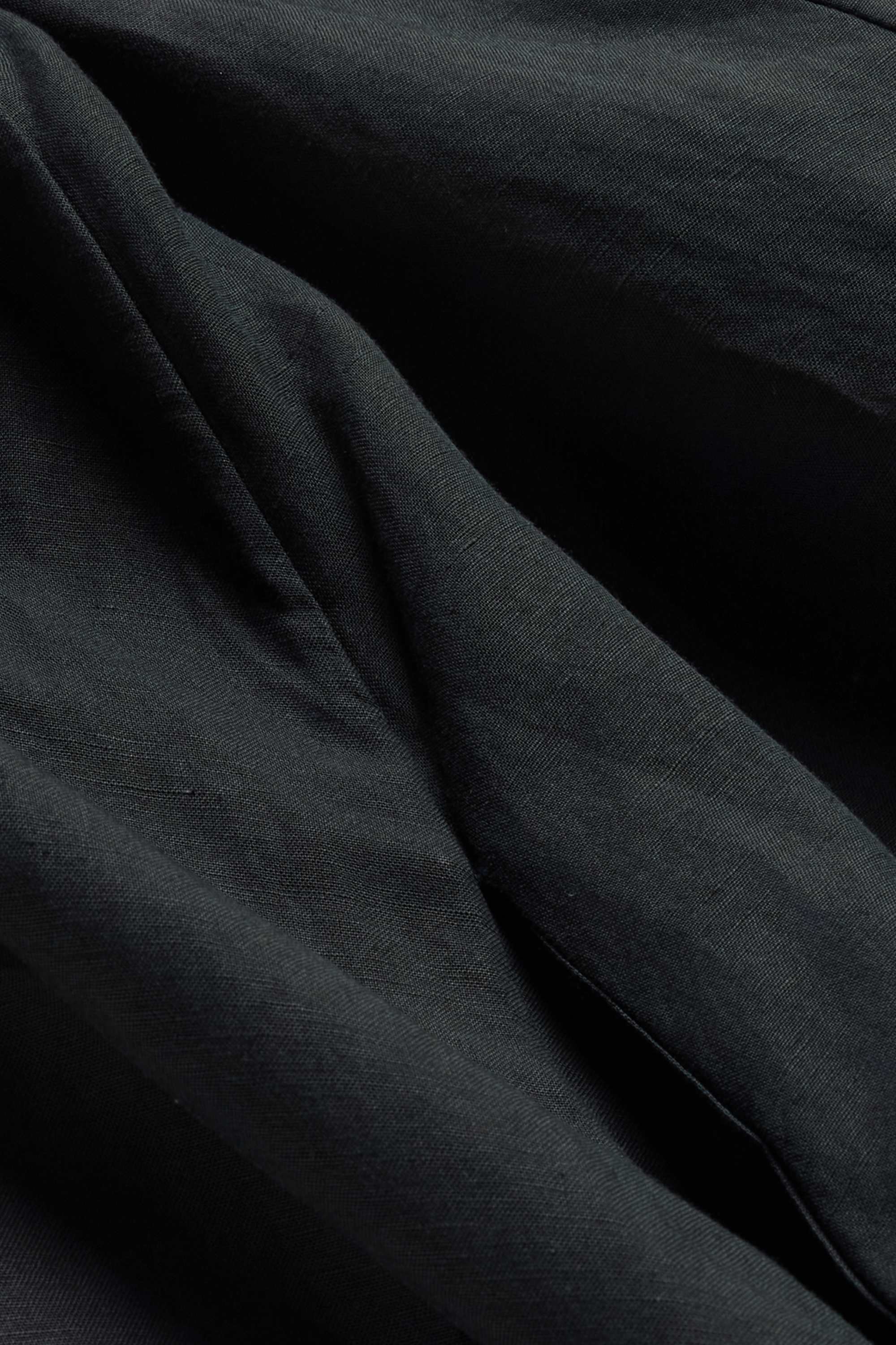 Playsuit - linen blend black