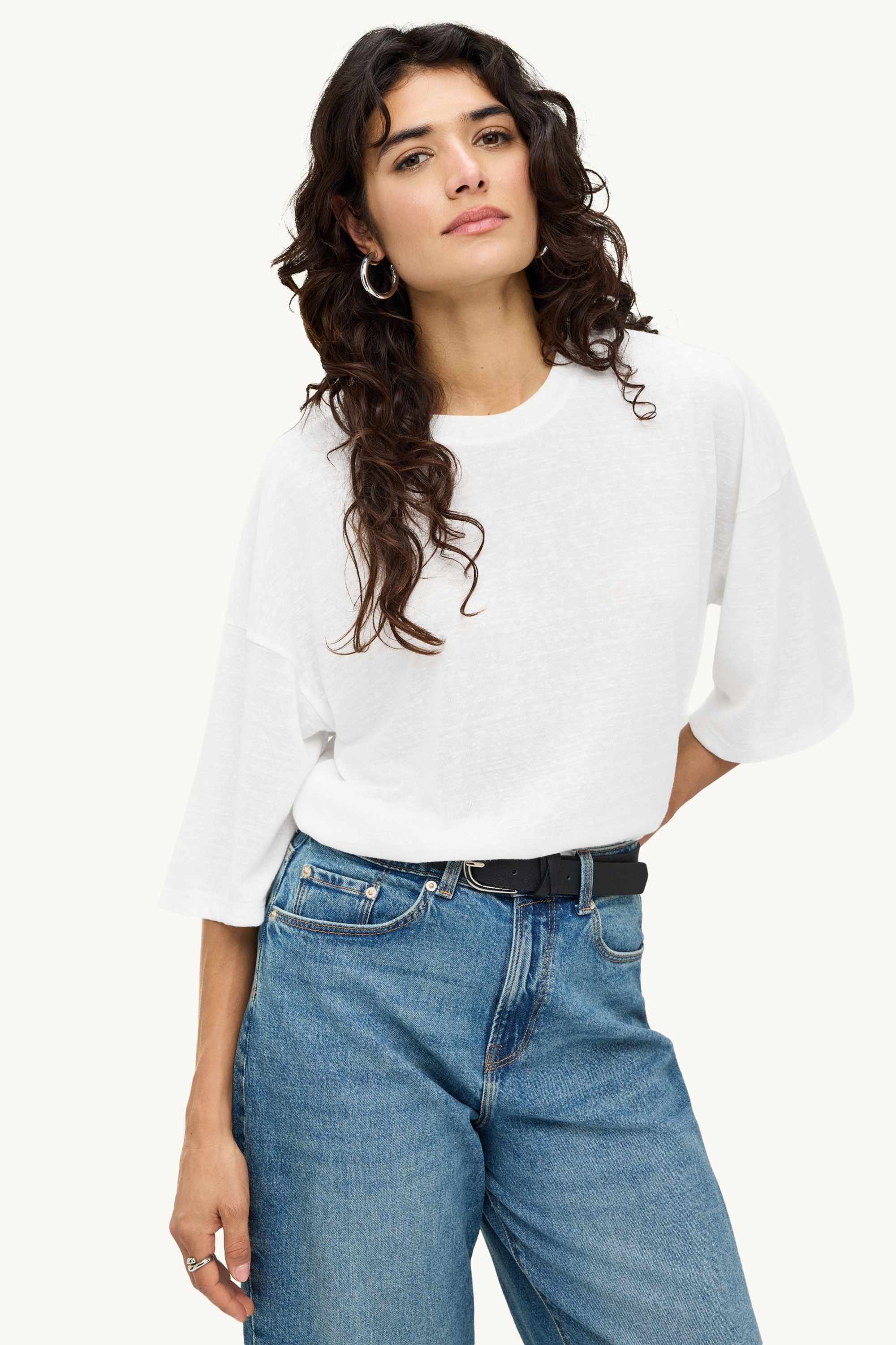 T-shirt - relaxed fit white