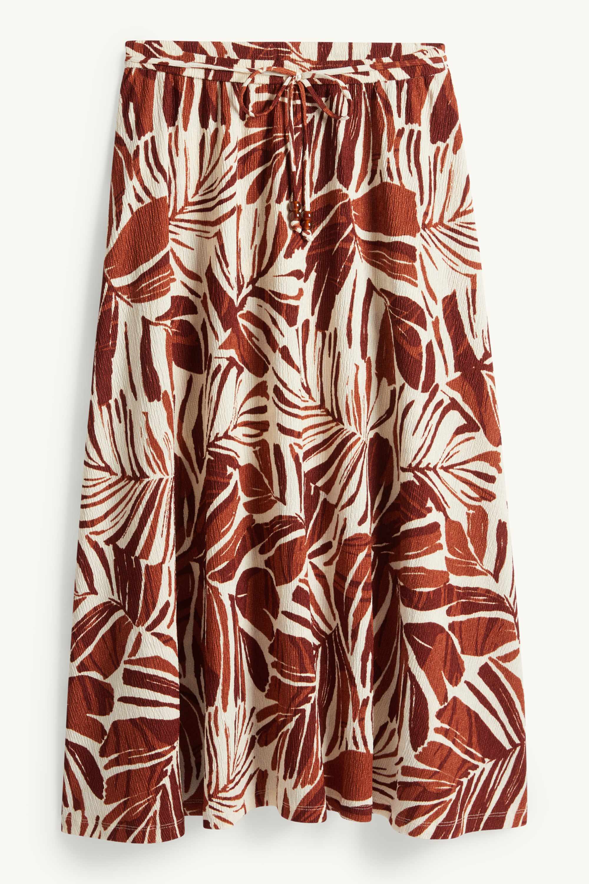 Skirt - patterned brown / beige