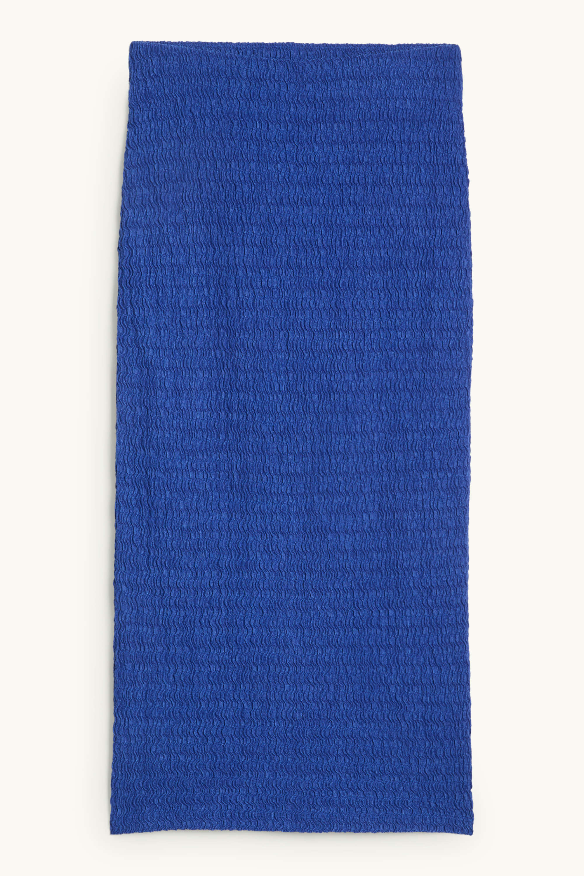 Skirt - textured dark blue