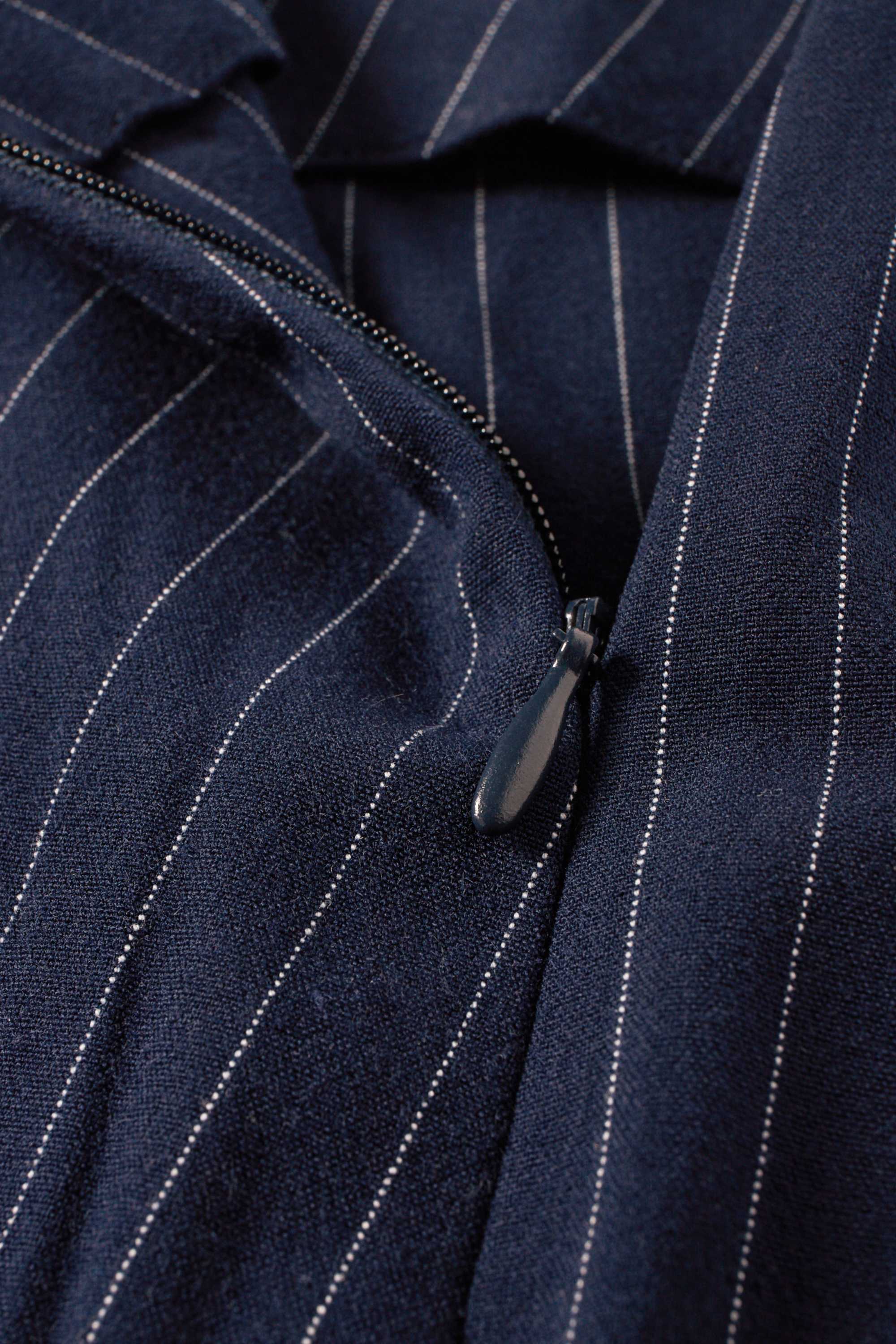 Skort - pinstripes dark blue