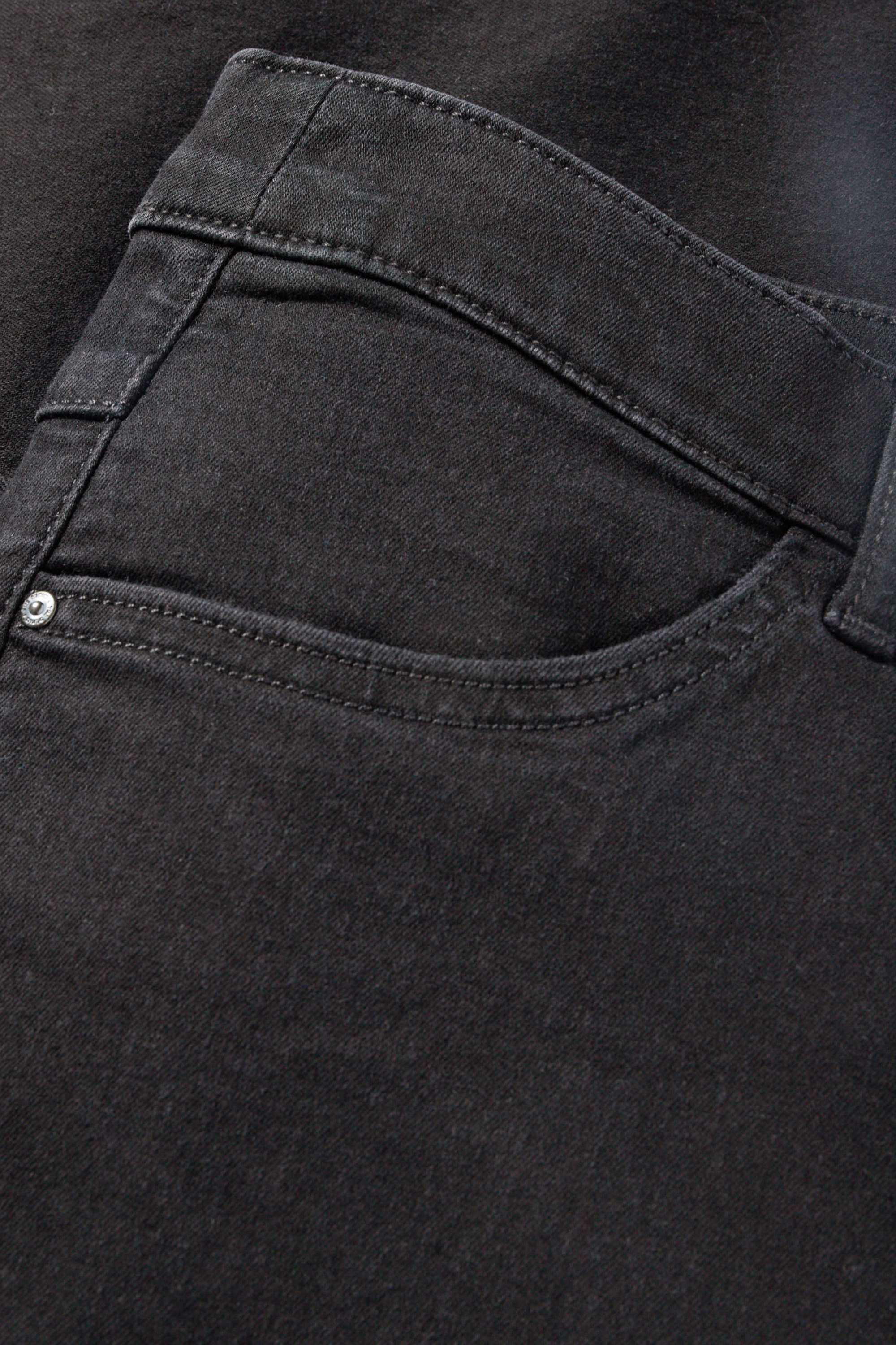 Slim jeans - mid-rise waist black