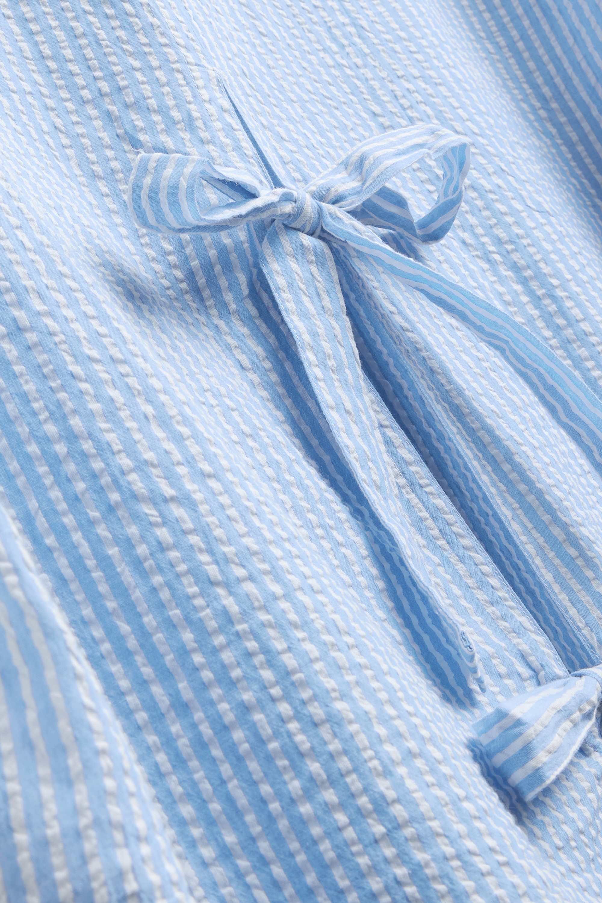 Shirt blouse - striped blue