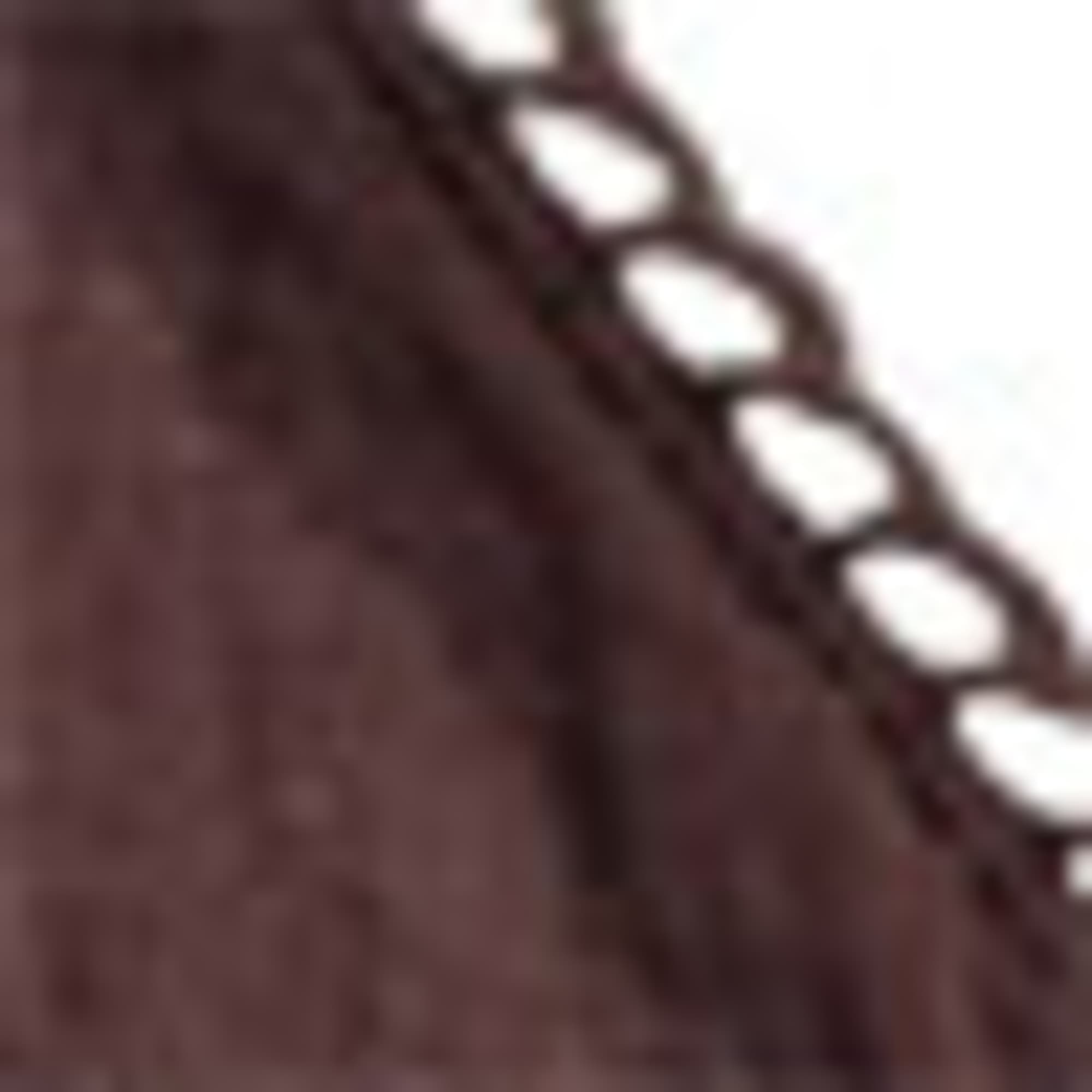 Blouse top - smocked dark brown