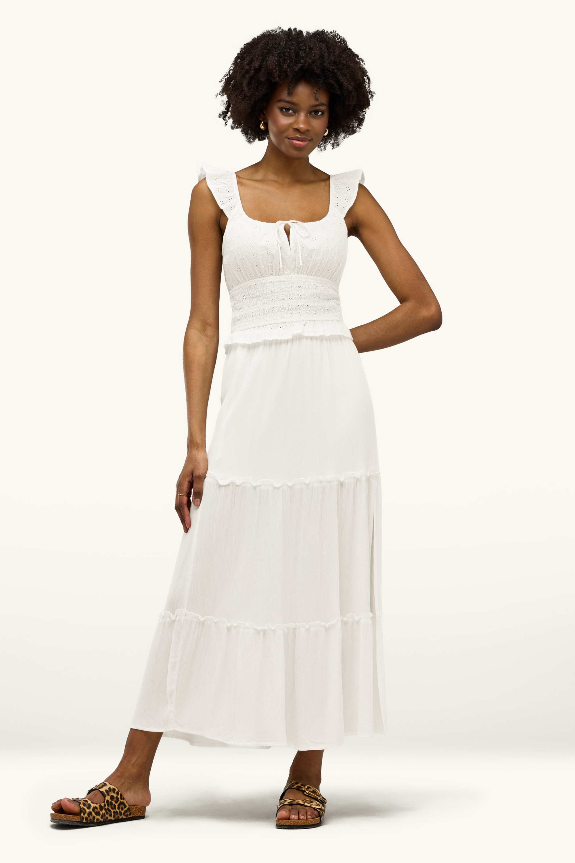 Skirt - textured white