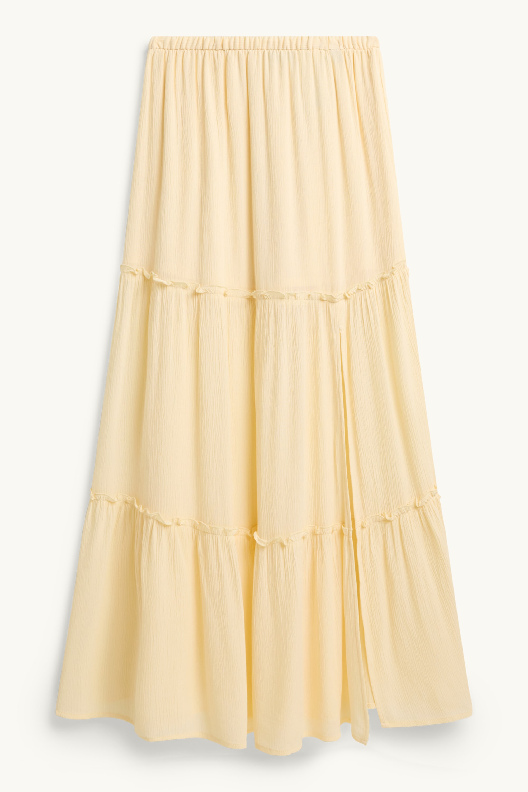 Skirt - textured yellow
