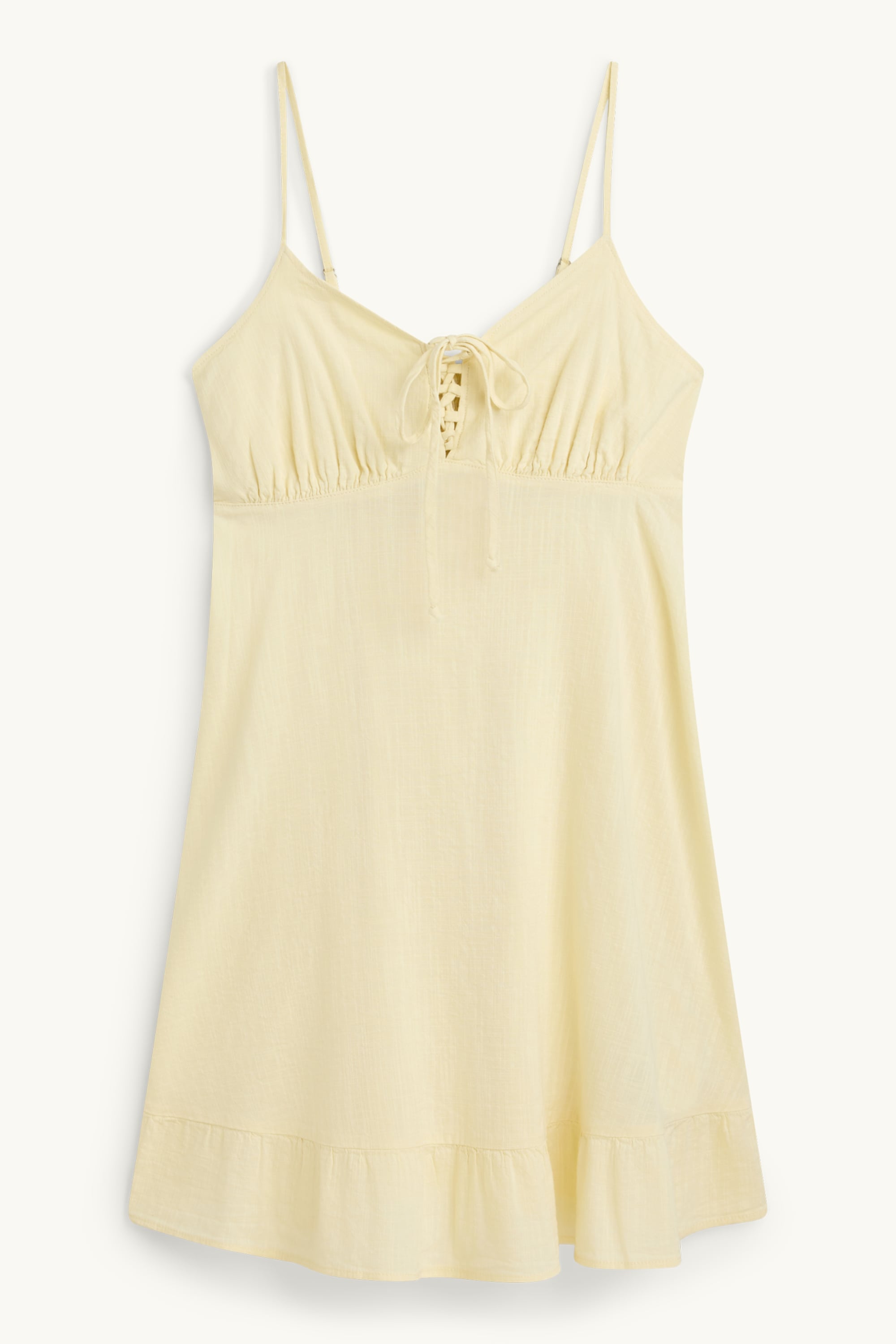 Empire dress yellow