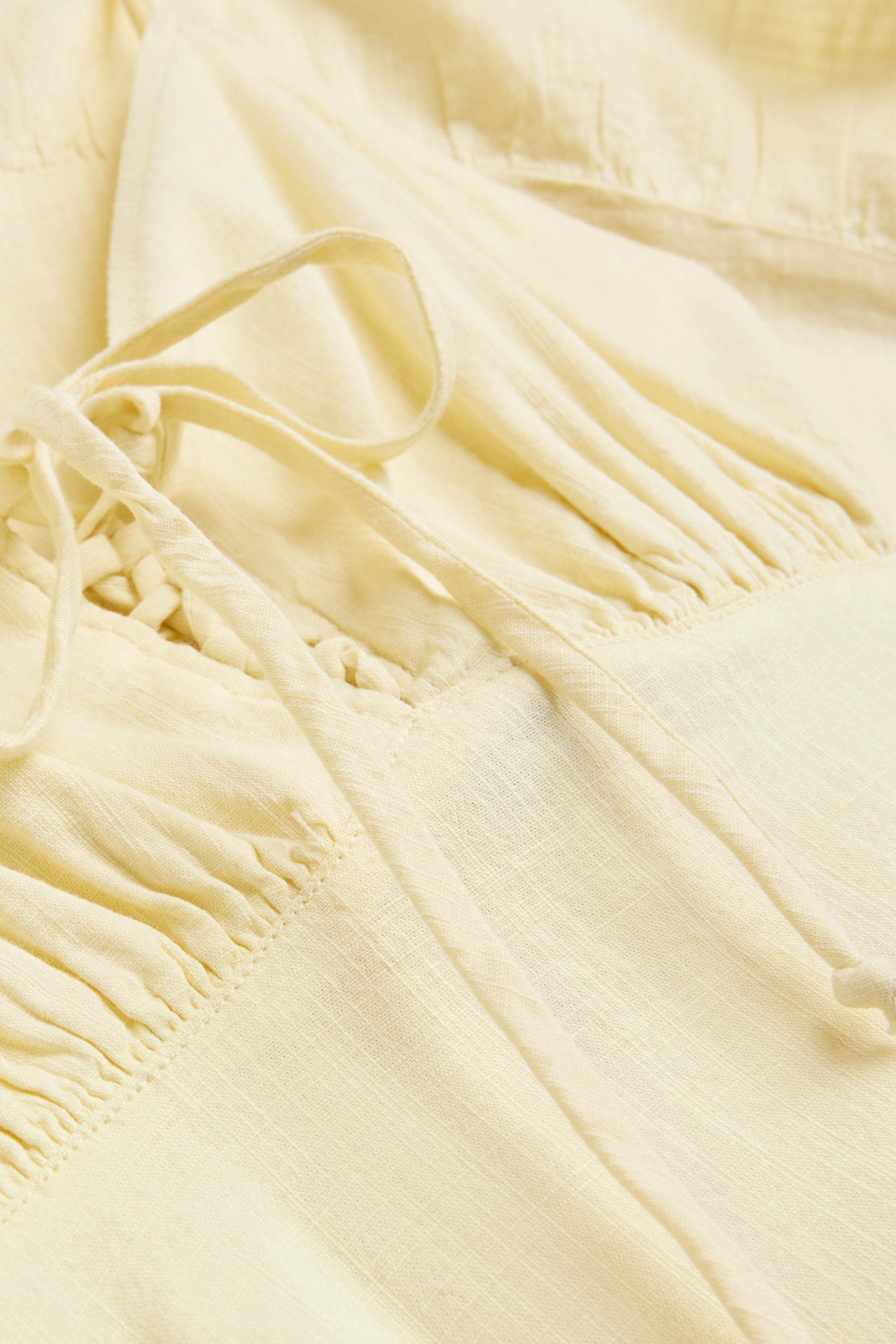 Empire dress yellow