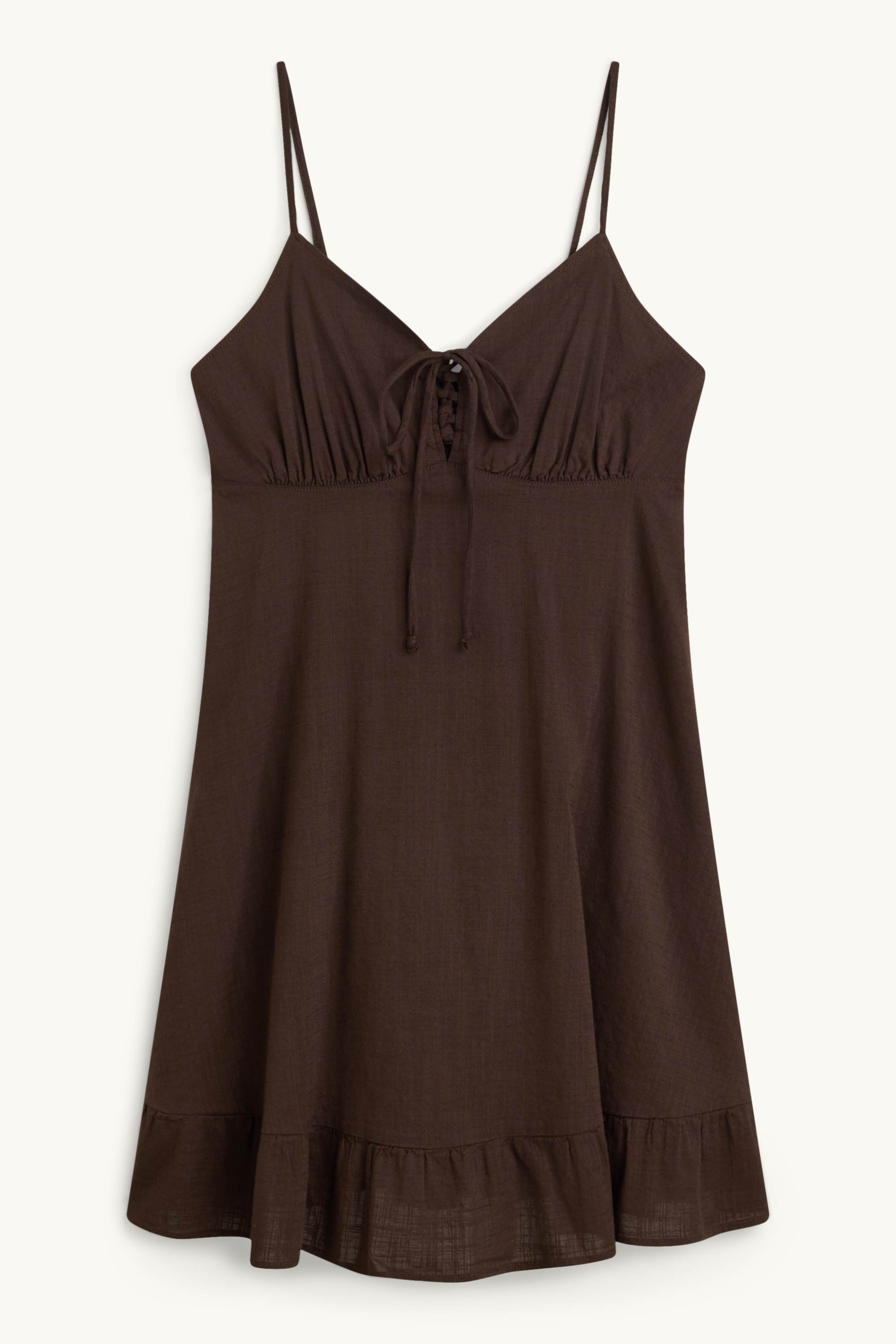 Empire dress brown