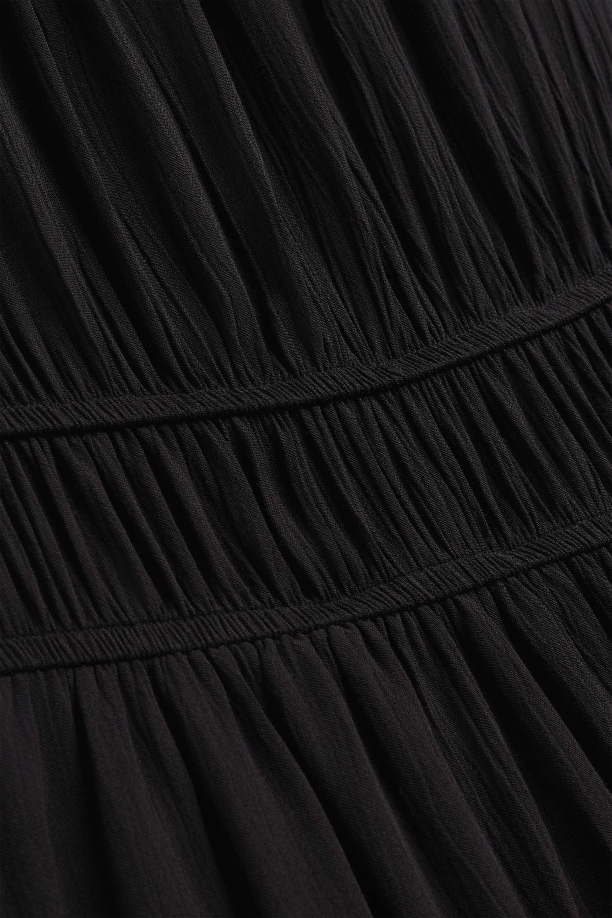 Fit & flare dress - textured black
