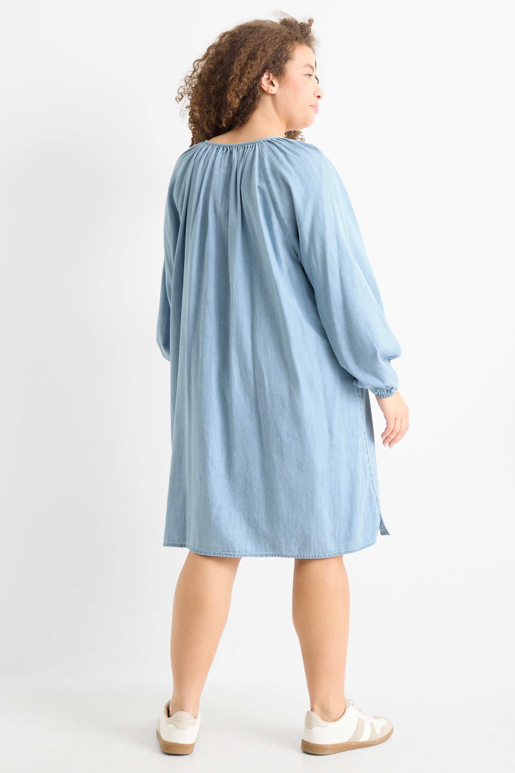 Tunic dress - denim look denim-light blue