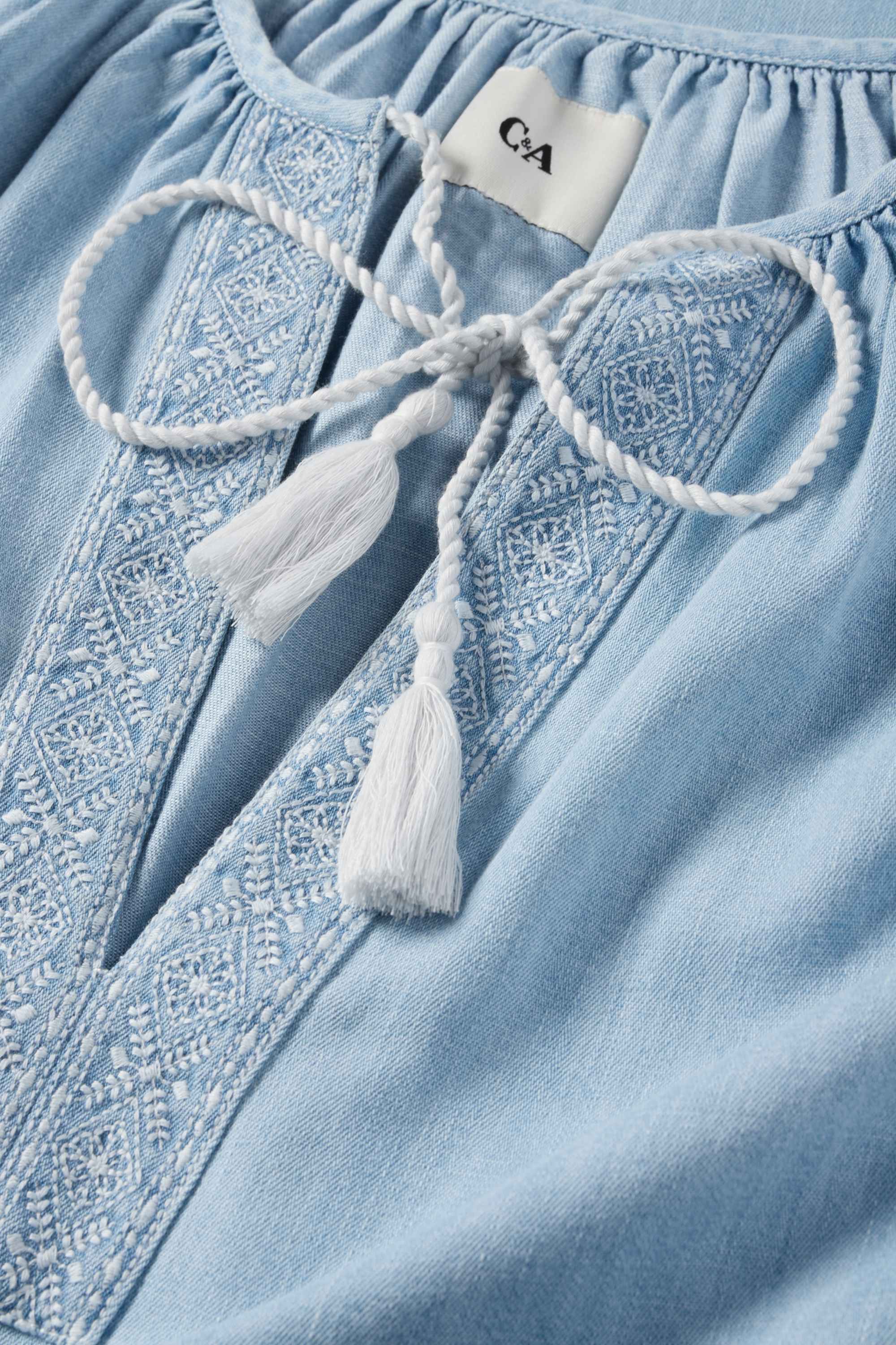Tunic dress - denim look denim-light blue