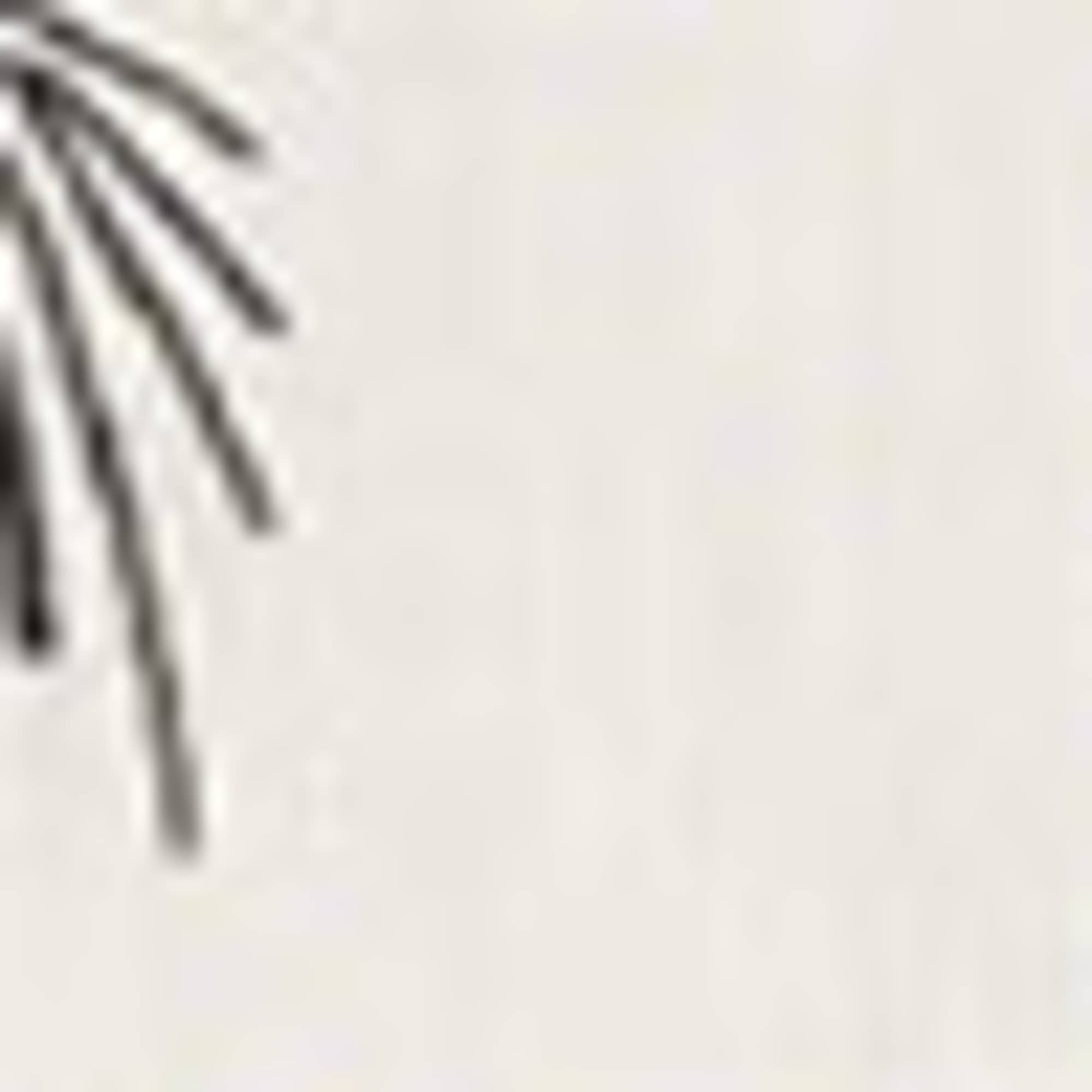 Blouse - linen blend - patterned white / black
