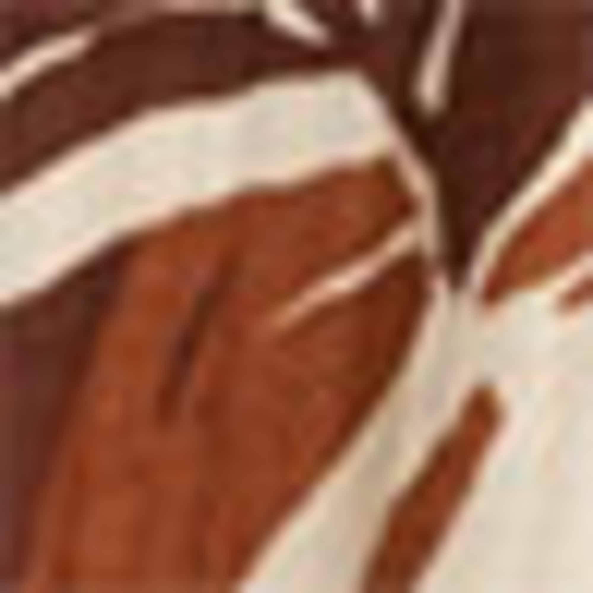 Cheesecloth shorts - patterned brown