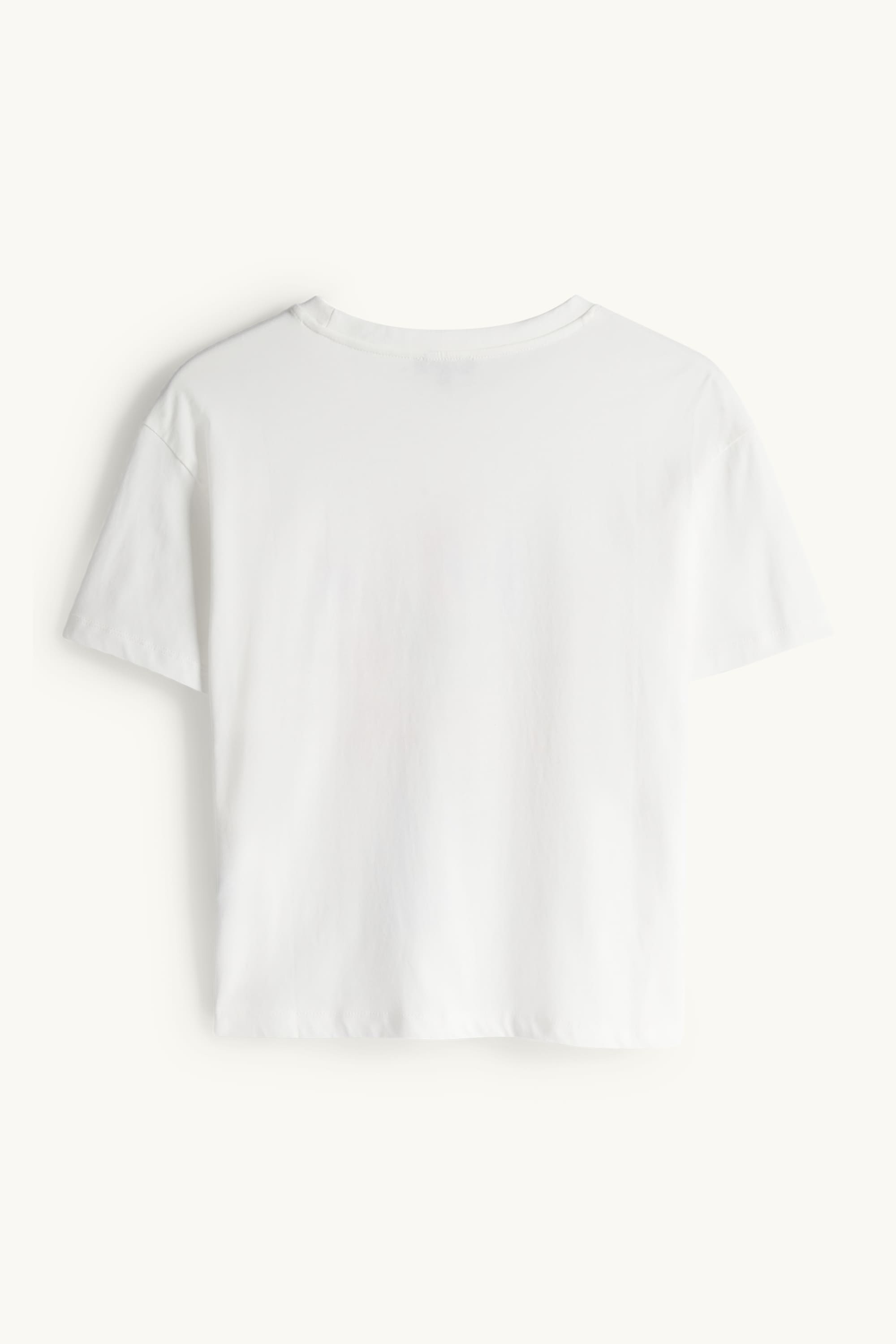 T-shirt - regular fit - shiny cremewhite