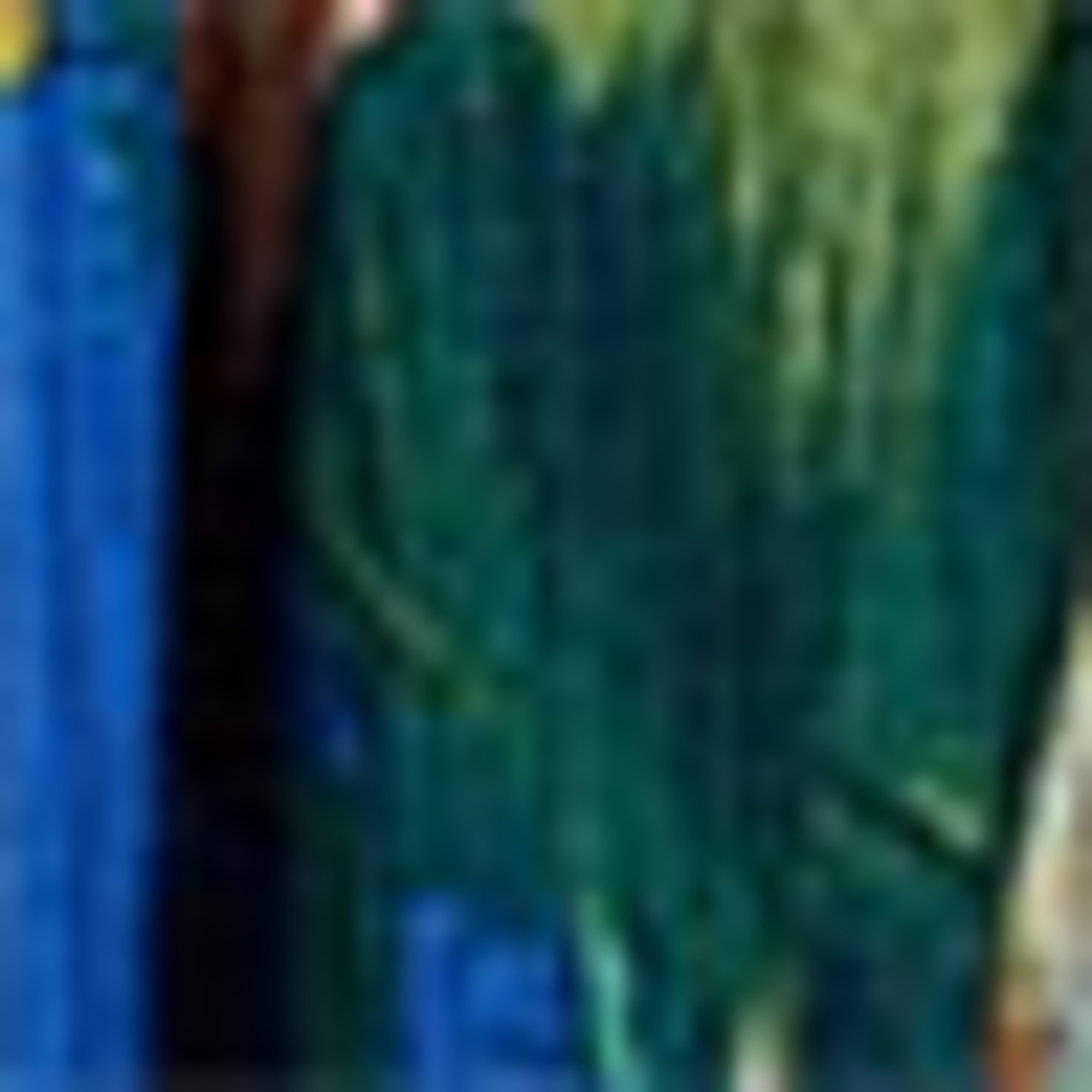 A-line dress - patterned multicoloured