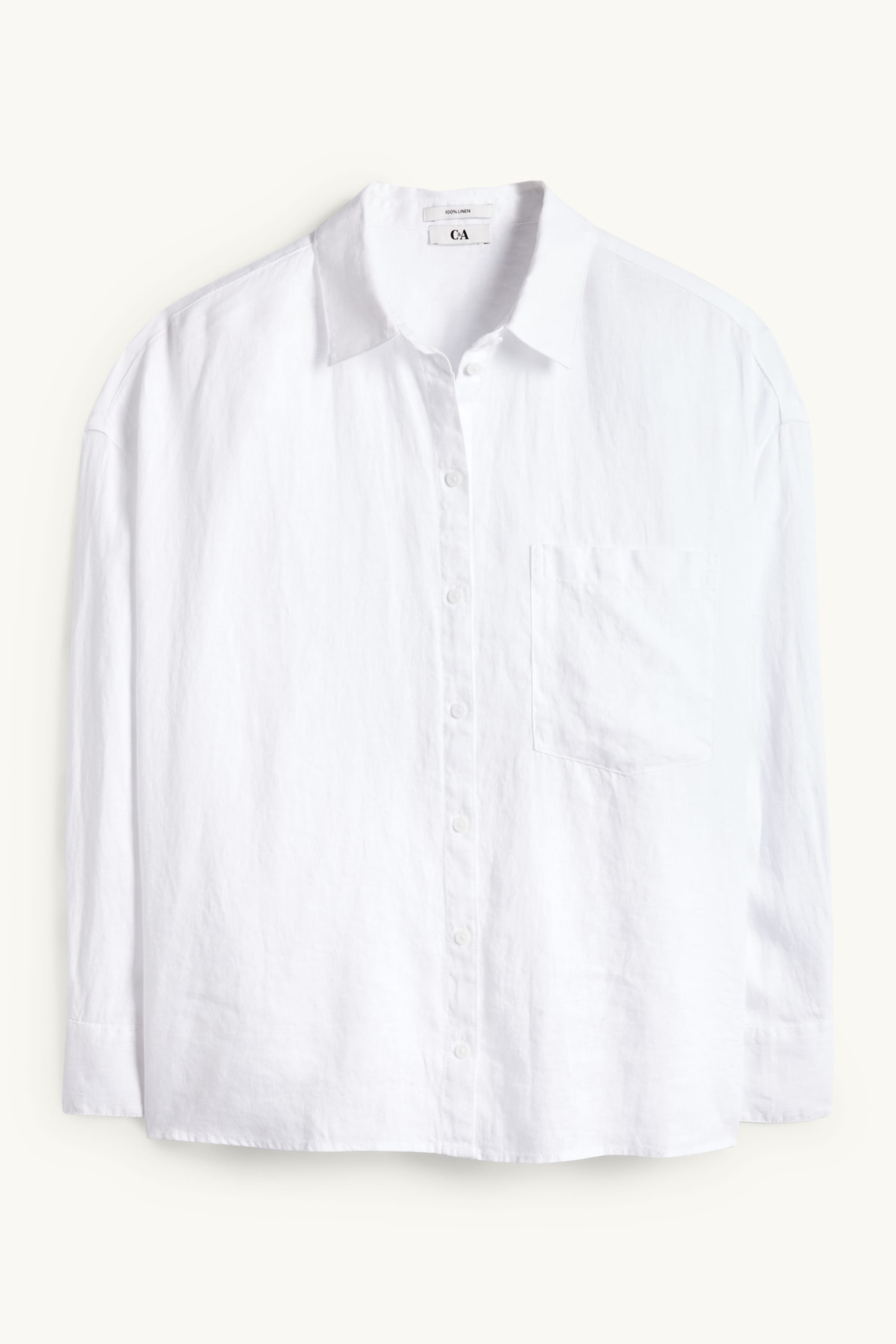 Linen blouse white