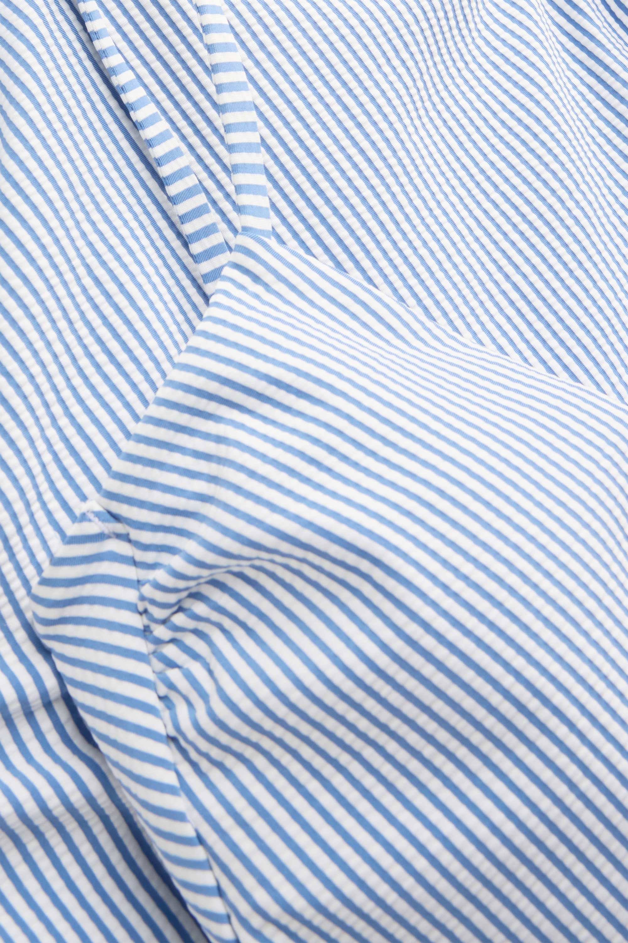 Swimsuit - padded - LYCRA® XTRA LIFE™ - striped blue / white