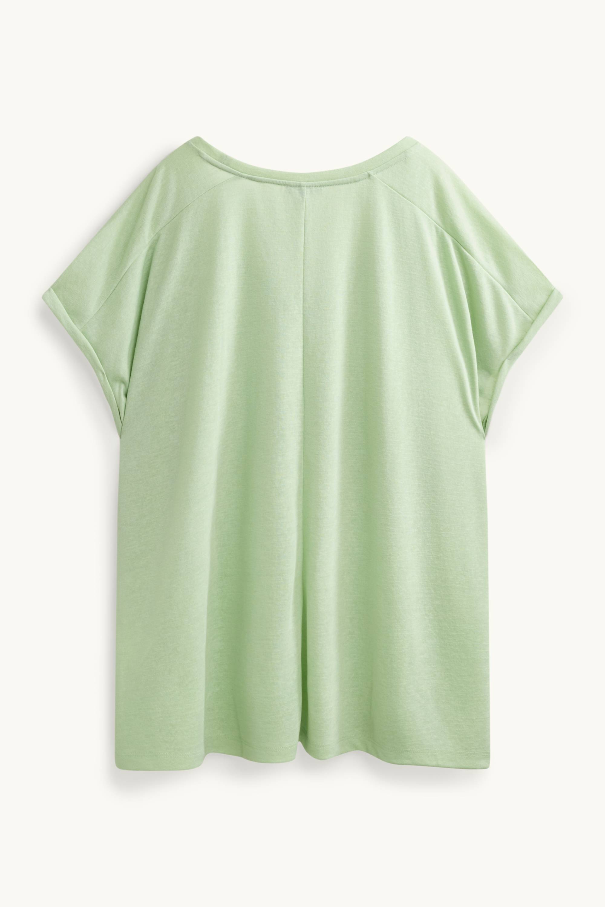 V-neck T-shirt - relaxed fit light green