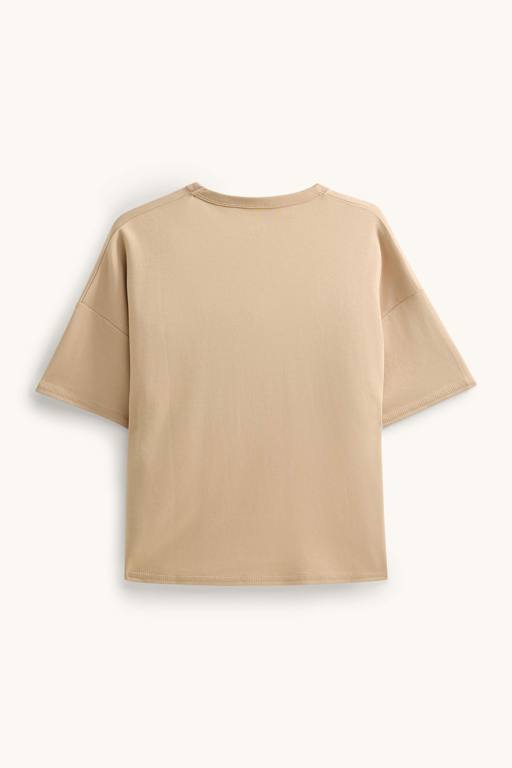 T-shirt - oversized beige