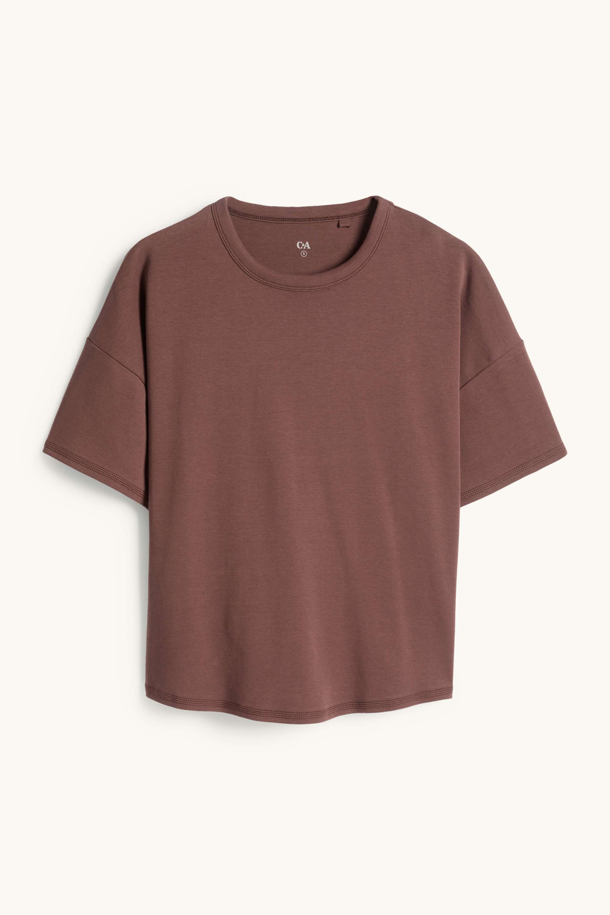 T-shirt - oversized dark brown