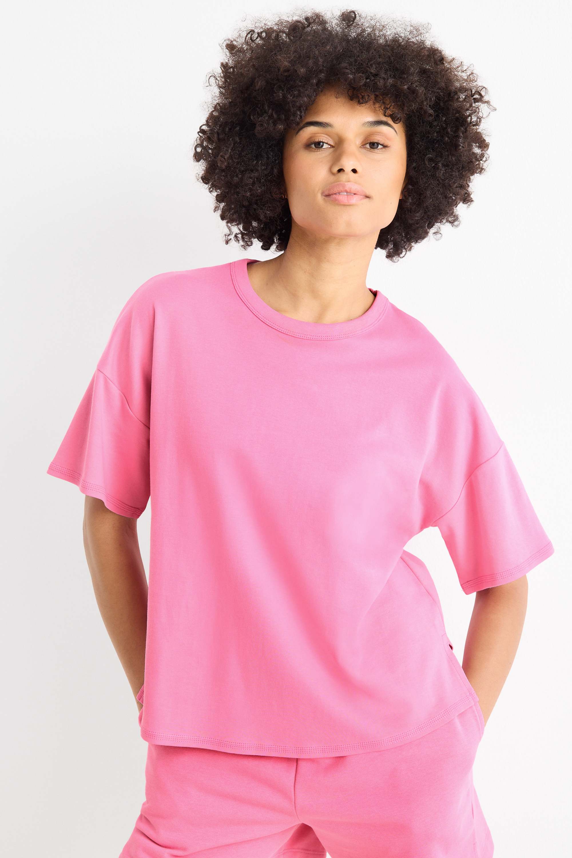 T-shirt - oversized pink