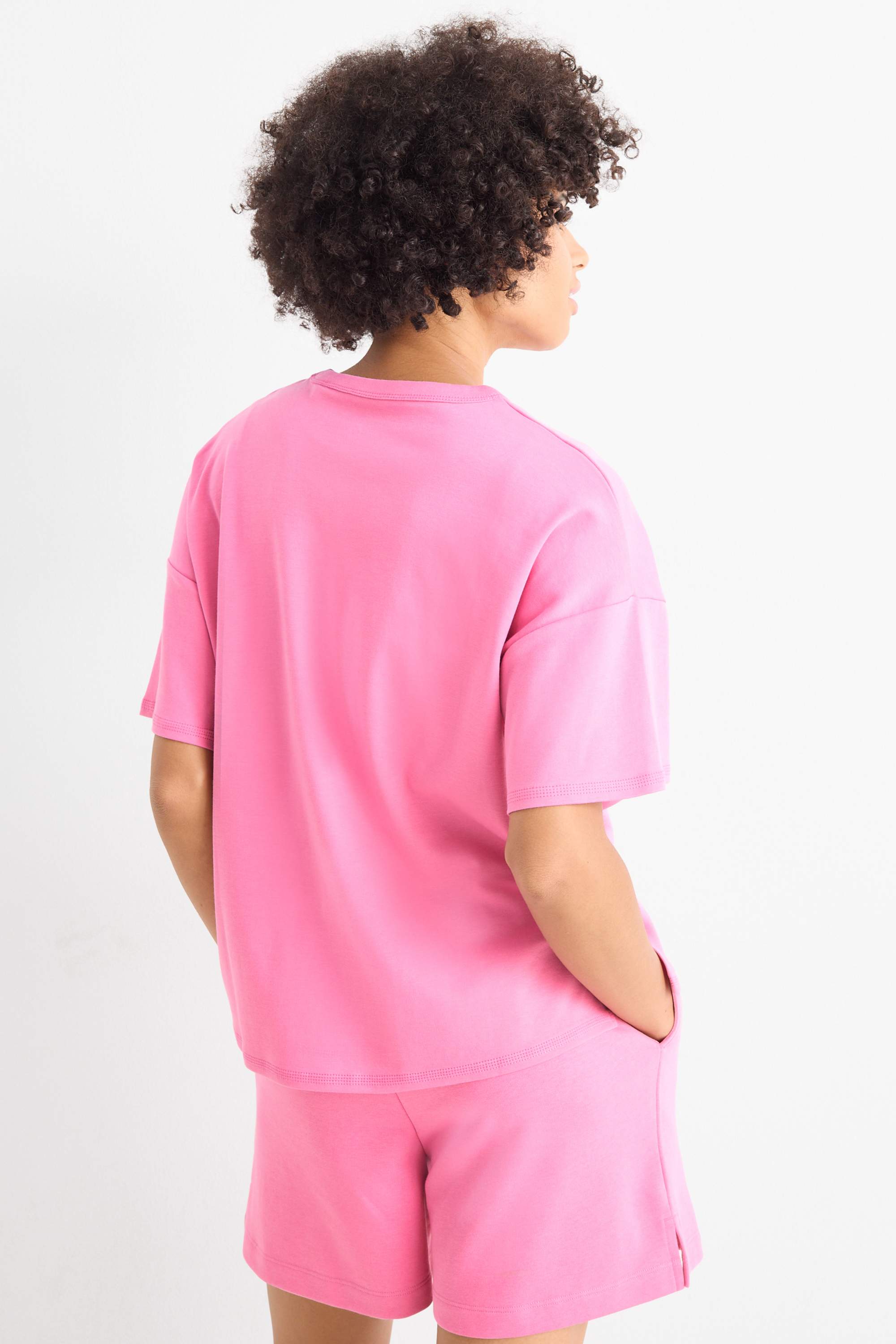 T-shirt - oversized pink