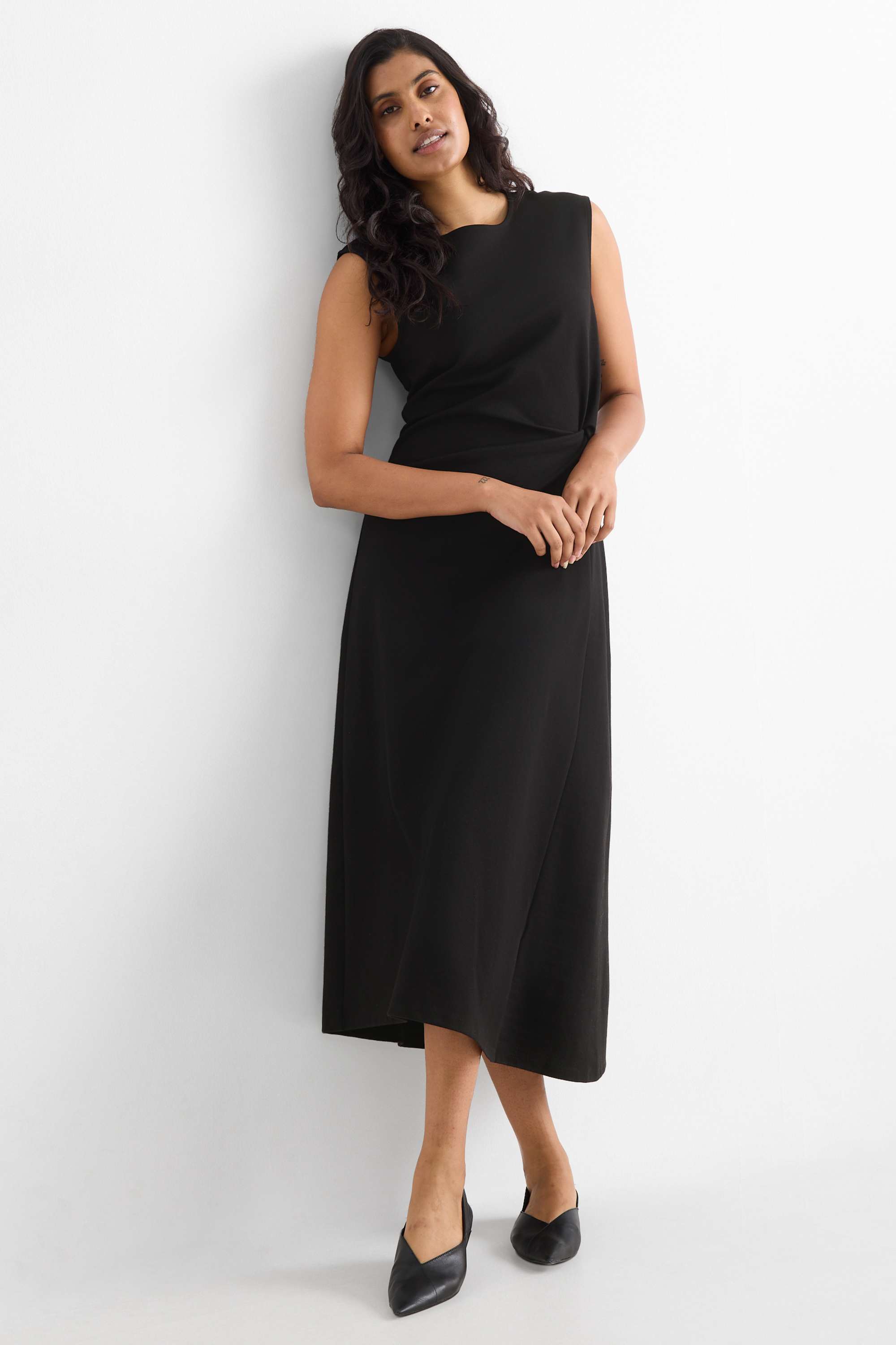 Fit & flare dress black