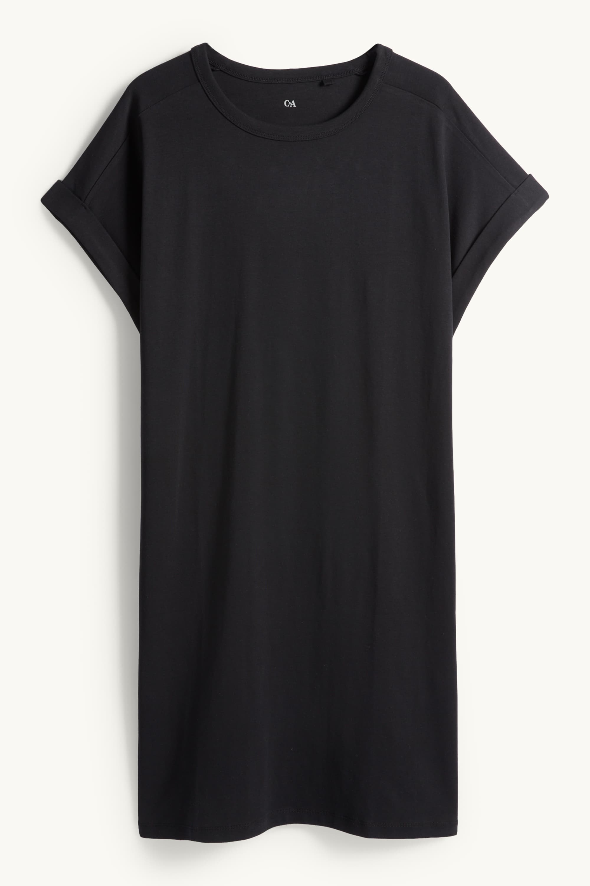 T-shirt dress black