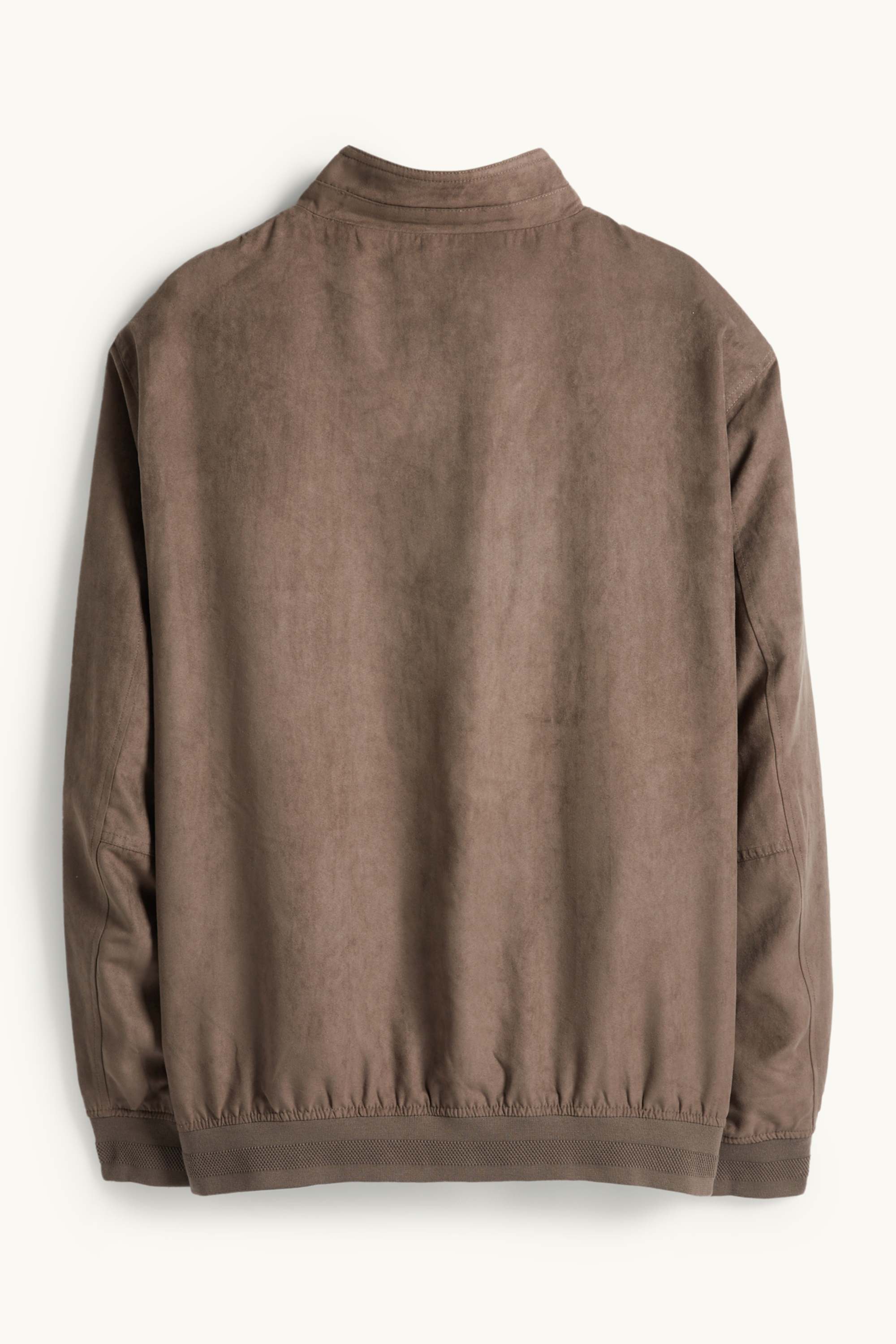 Bomber jacket - faux leather dark brown