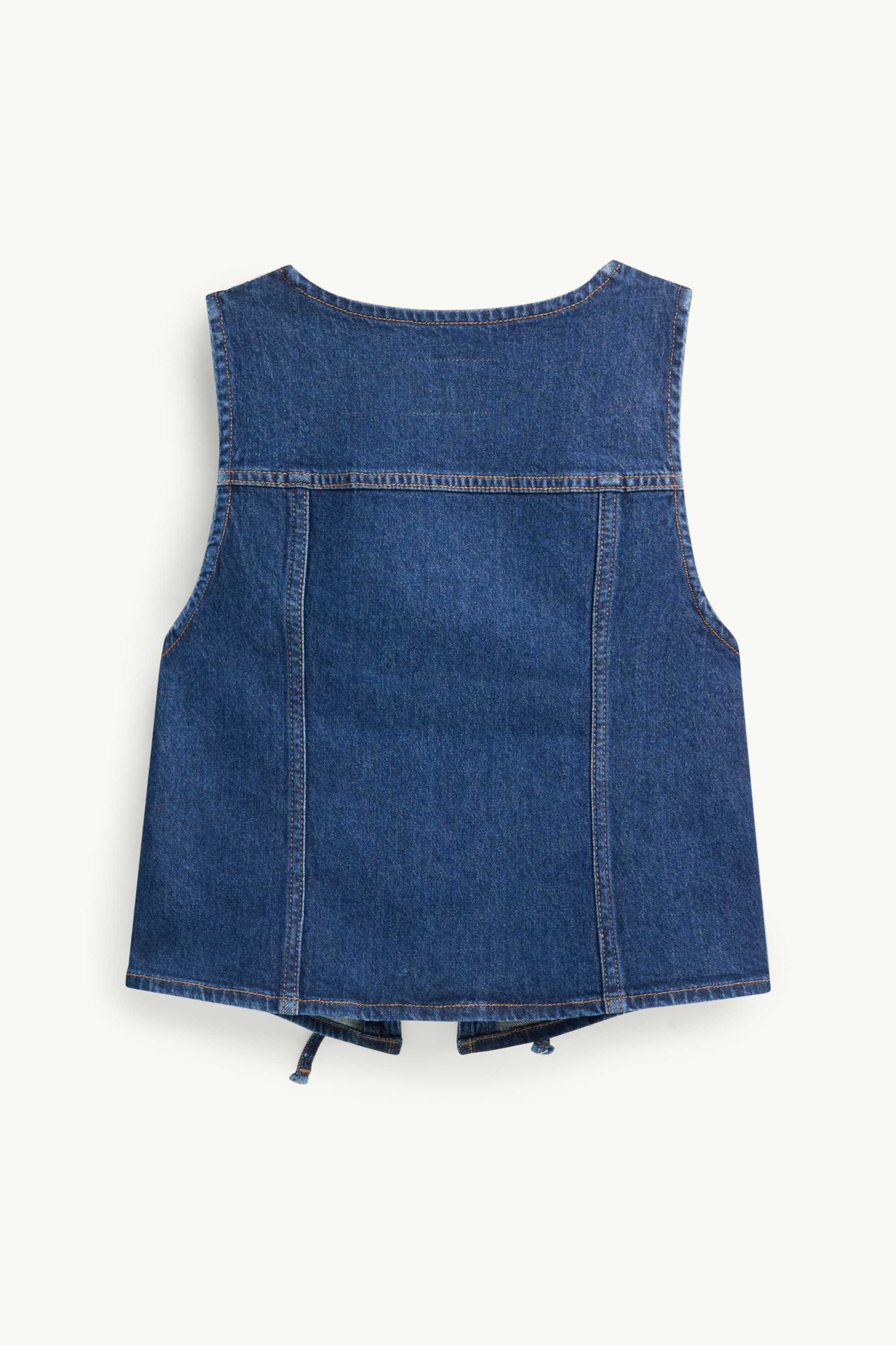 Denim top dark blue