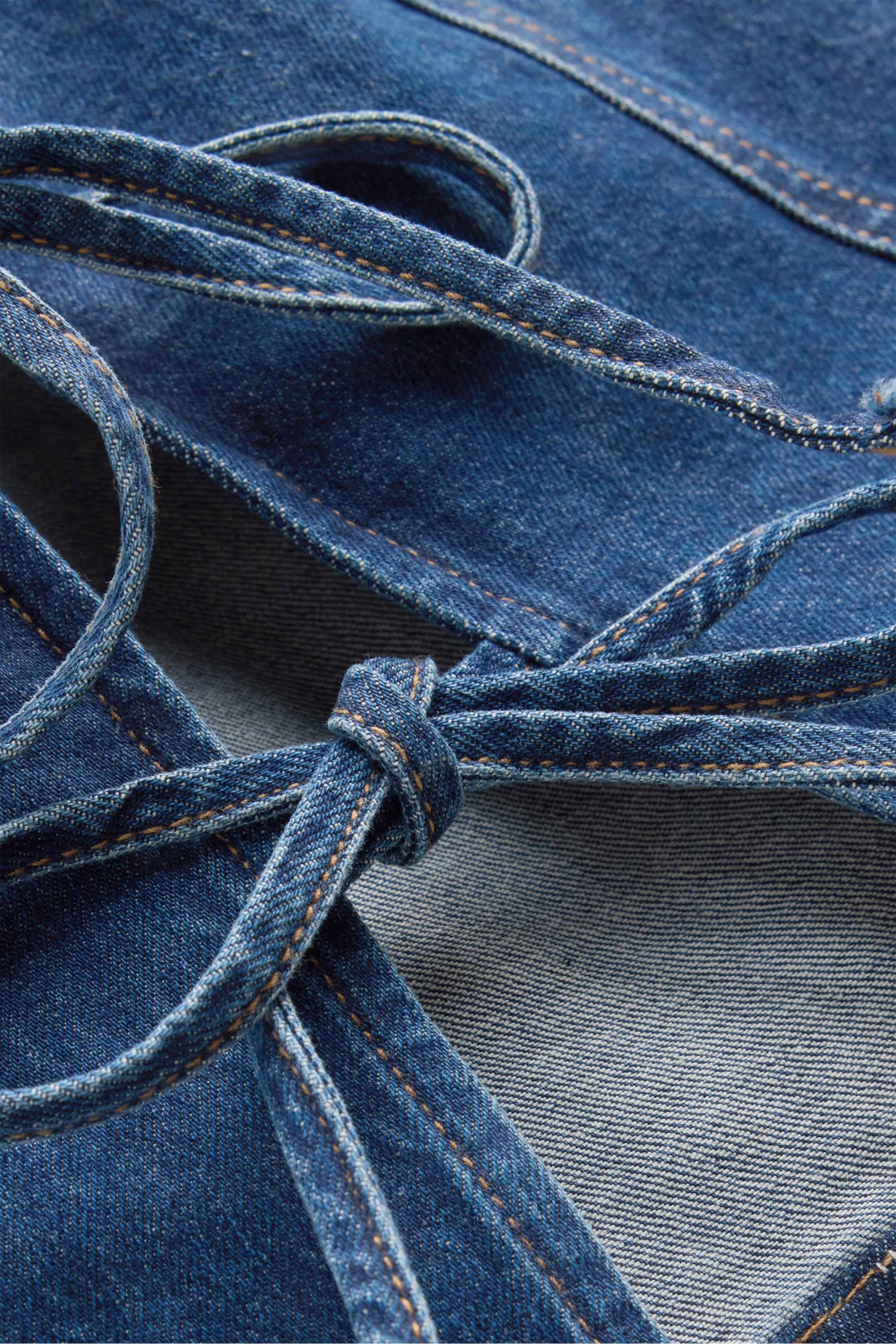 Denim top dark blue