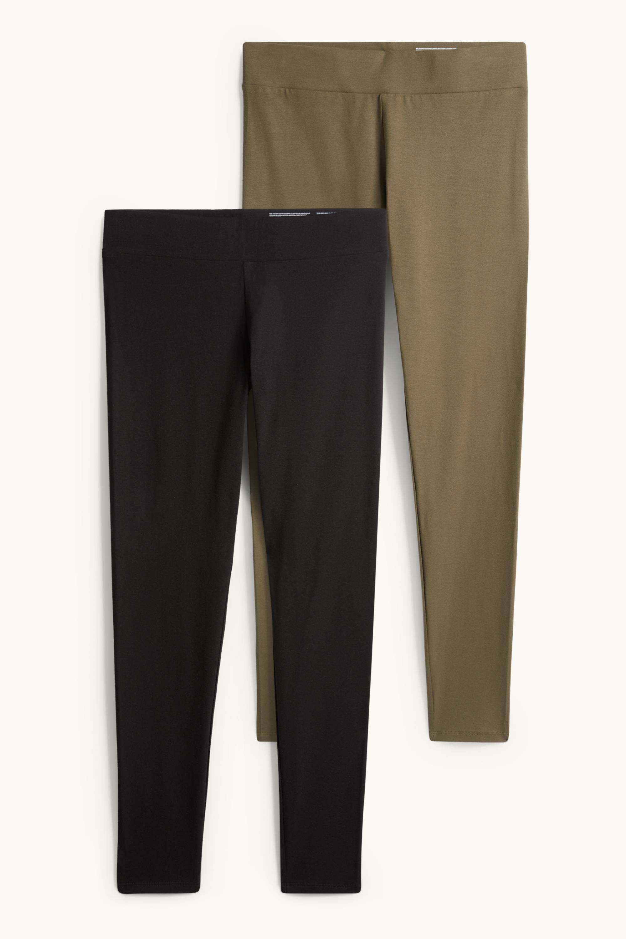 Multipack of 2 - leggings dark green
