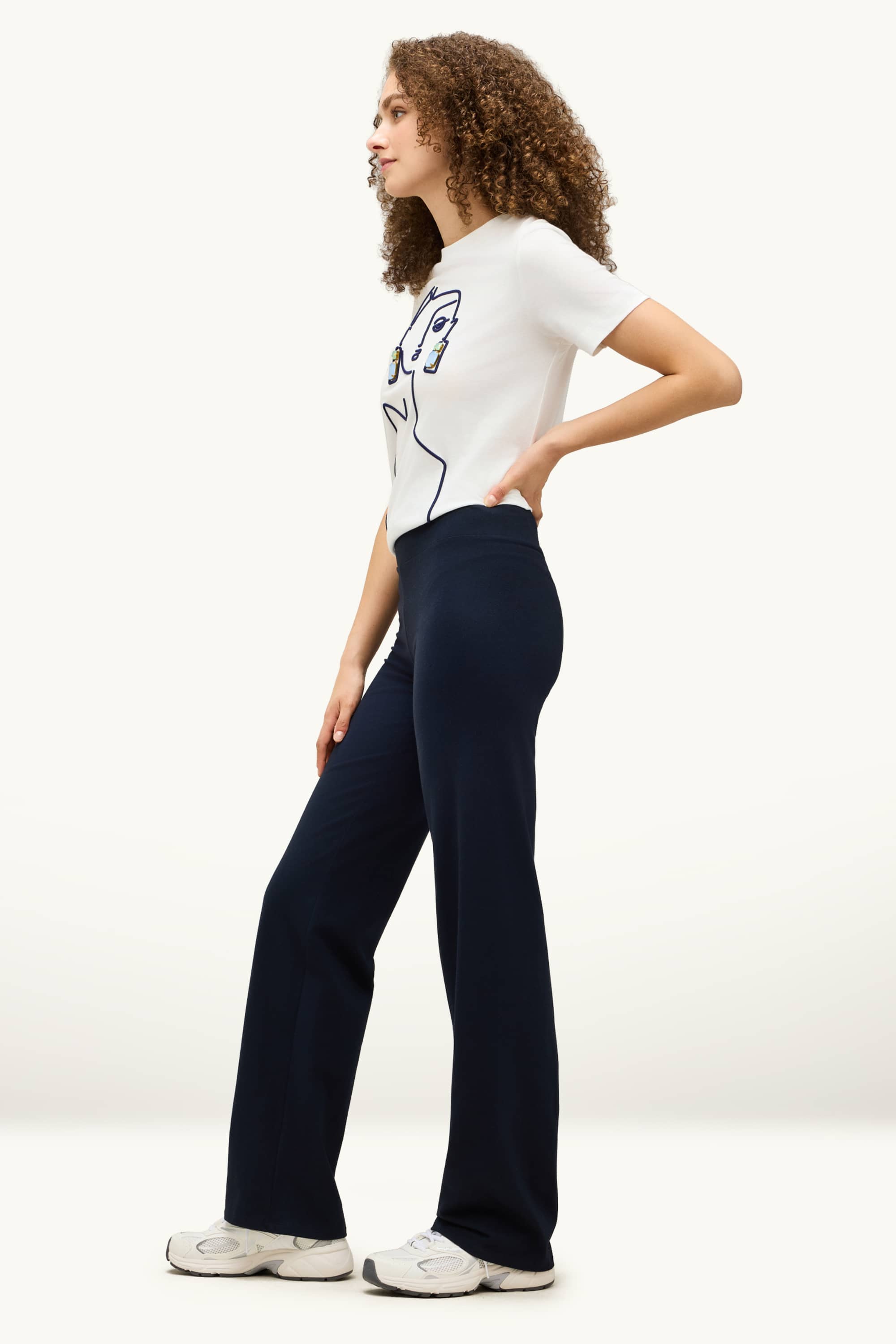 Multipack of 2 - straight leggings black (2)