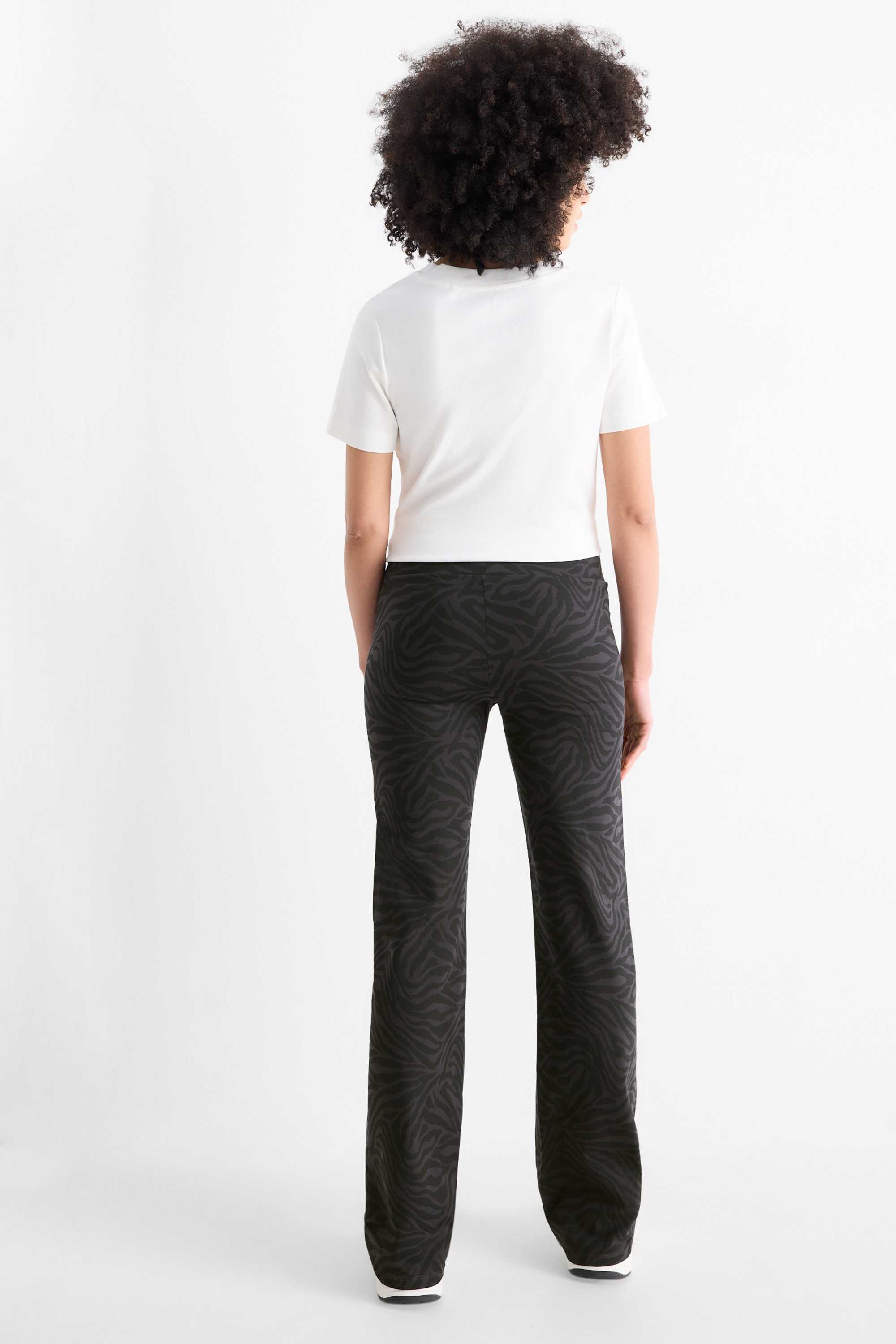 Multipack of 2 - straight leggings black (3)