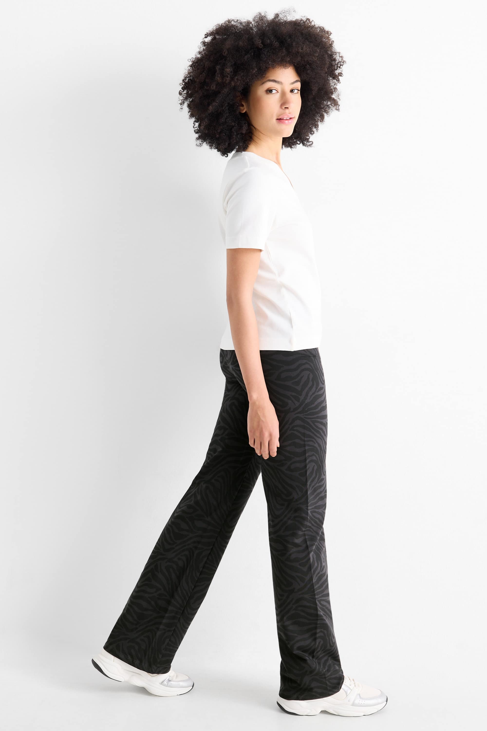 Multipack of 2 - straight leggings black (3)