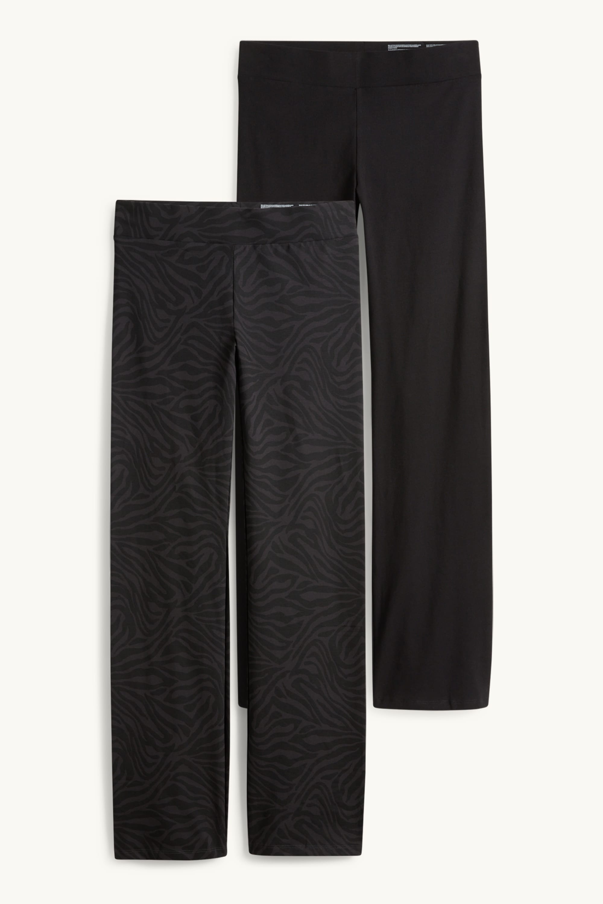 Multipack of 2 - straight leggings black (3)