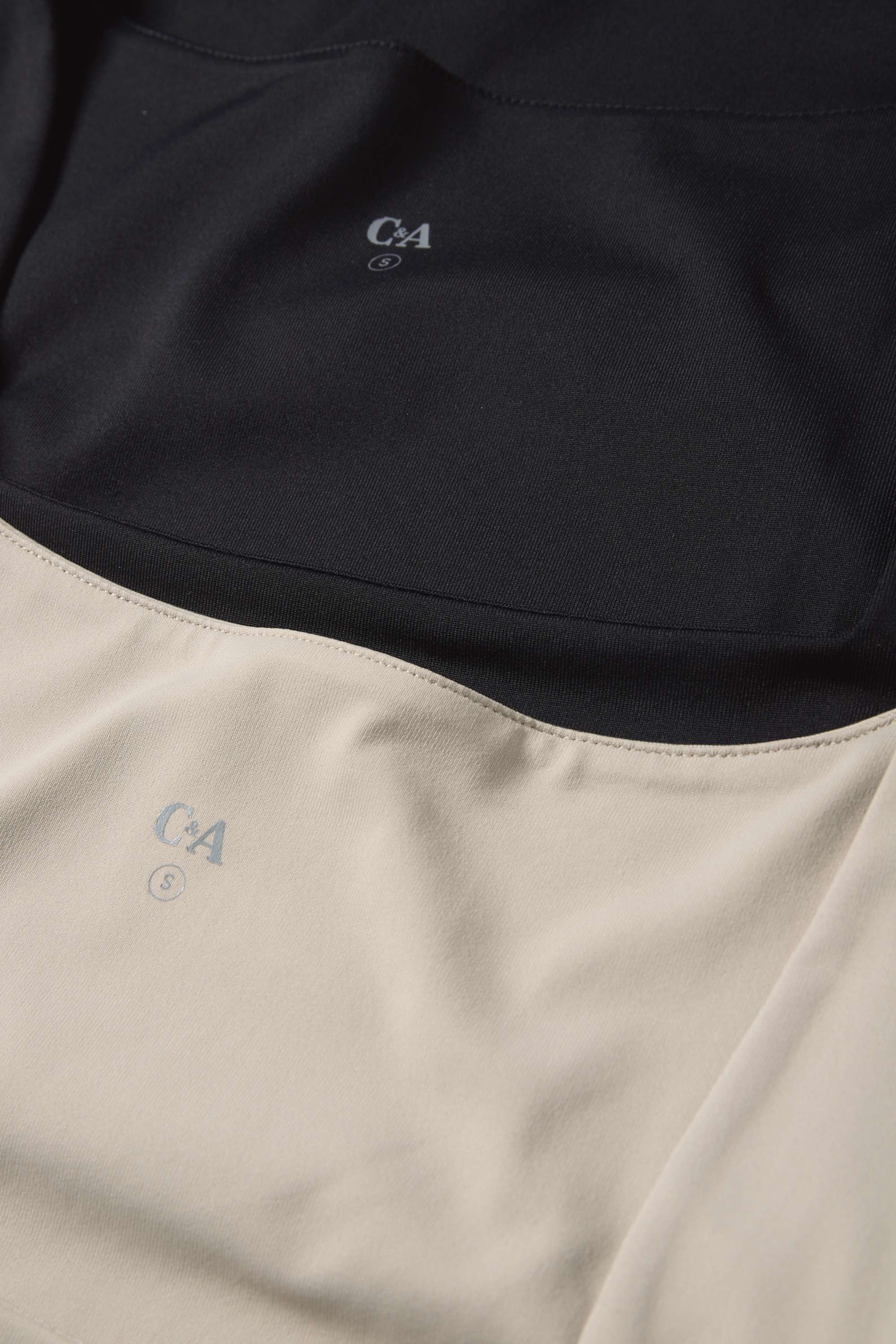 Multipack of 2 - top black / beige