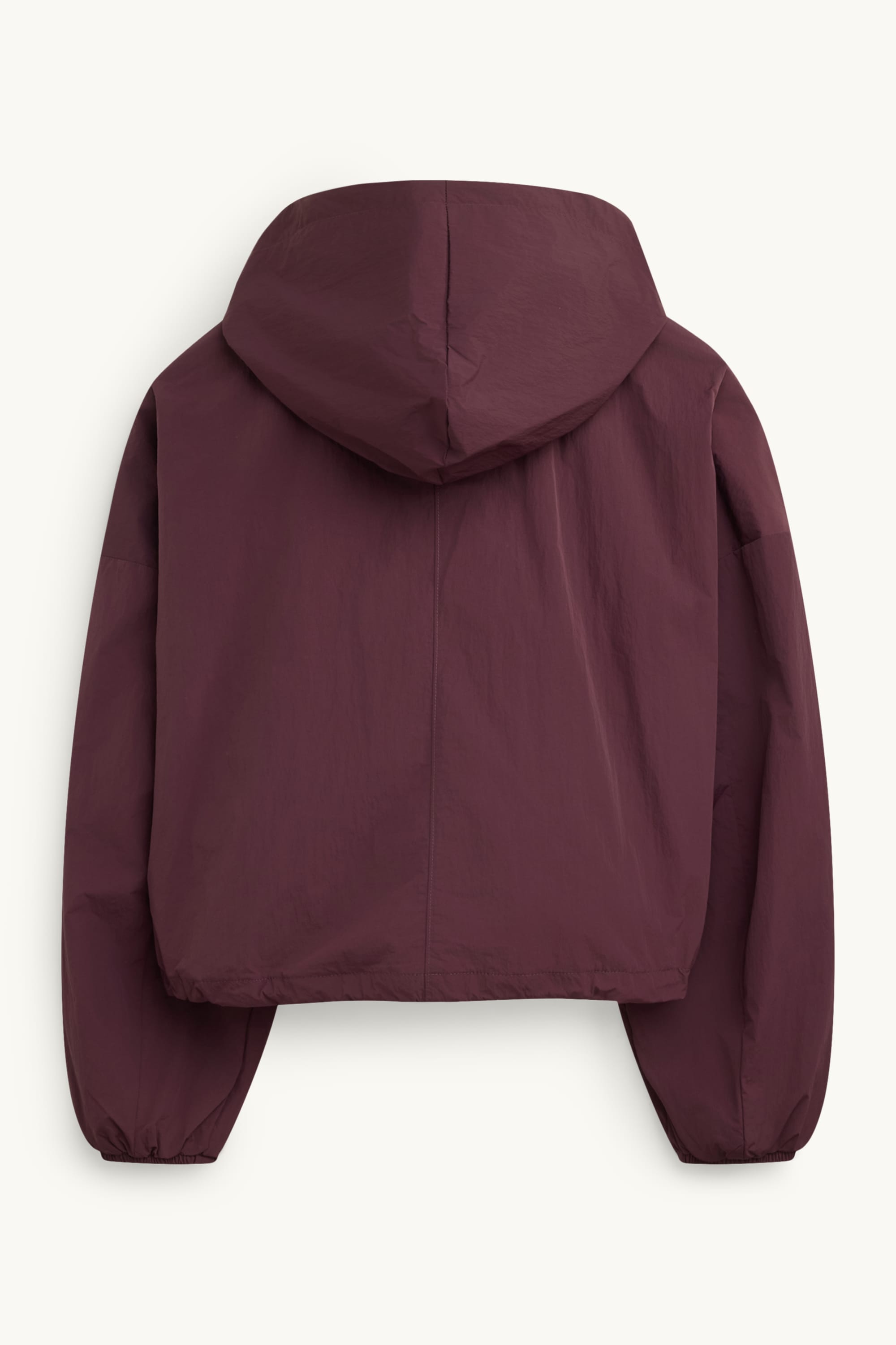 Jacket with hood - water-repellent bordeaux