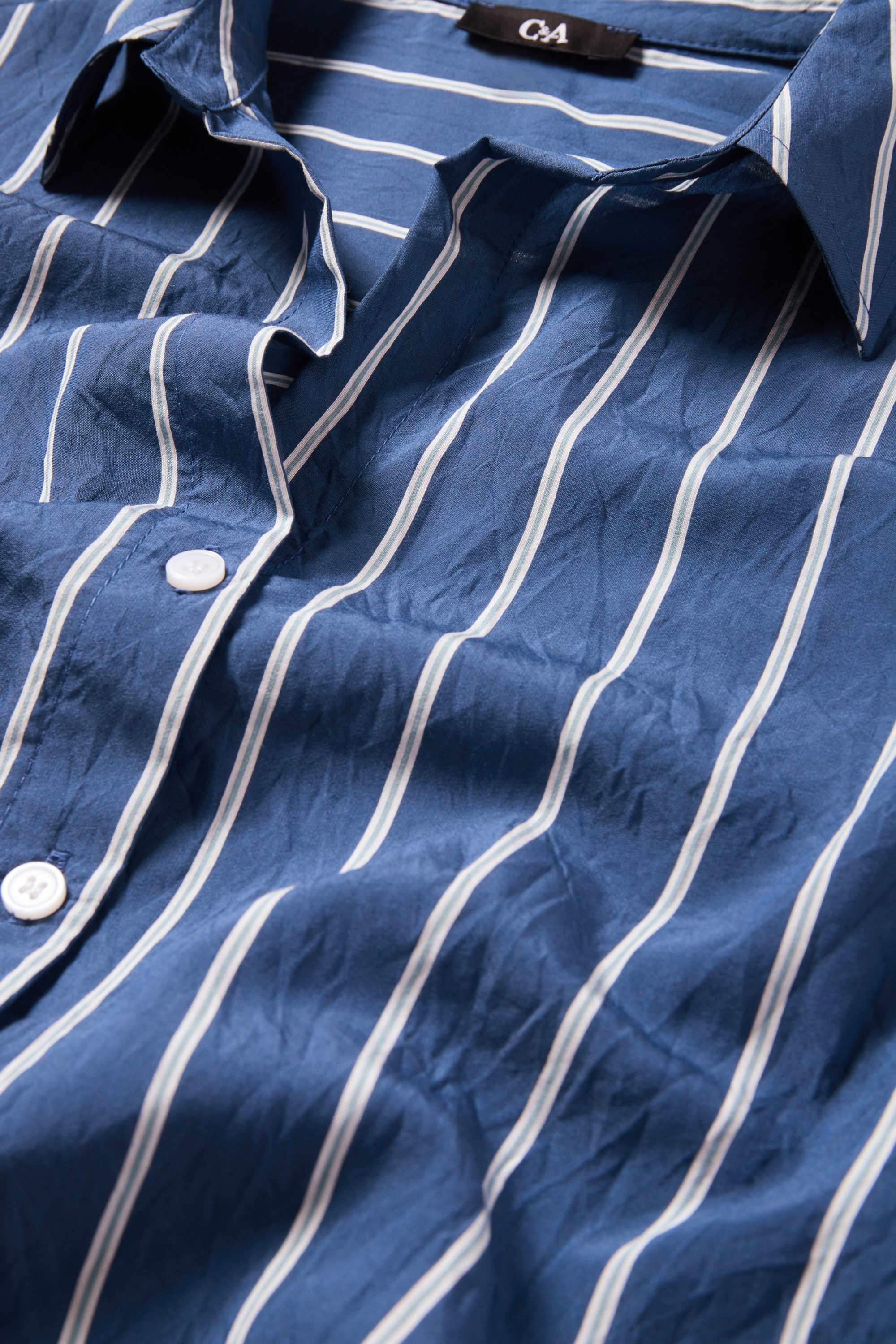 Blouse - striped blue